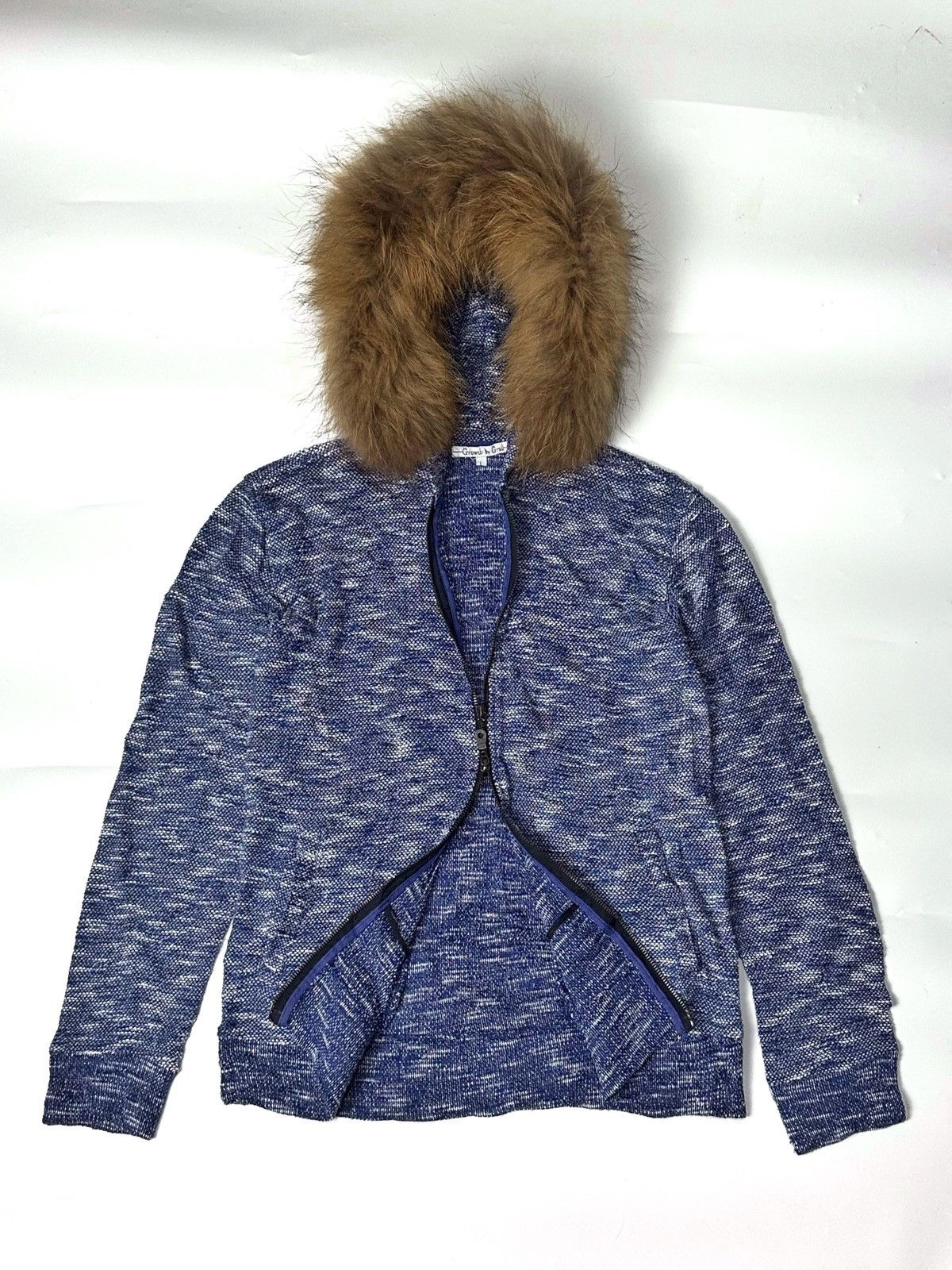 If Six Was Nine × Japanese Brand × Le Grande Bleu (L.G.B.) Fur hoodie growth by grail Size US M / EU 48-50 / 2 - 2 Thumbnail