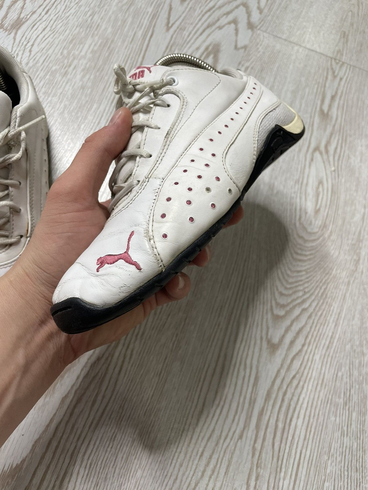 Puma × Vintage Vintage Puma Speed Cat Leather Racing Sneakers Size US 5 / IT 35 - 7 Thumbnail