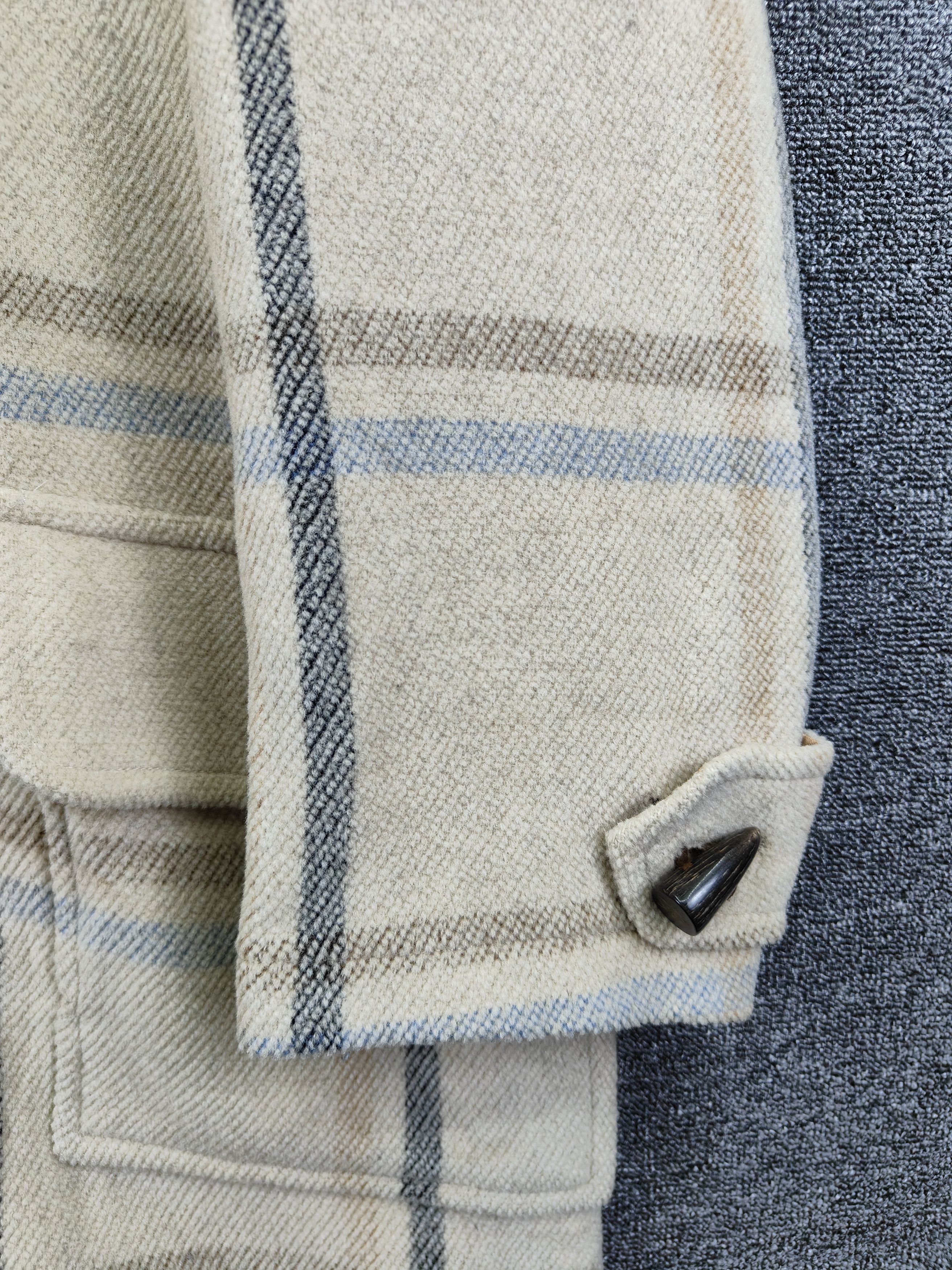 Aquascutum Aquascutum Checked Double Breasted Wool Duffle Coat Size US L / EU 52-54 / 3 - 3 Thumbnail