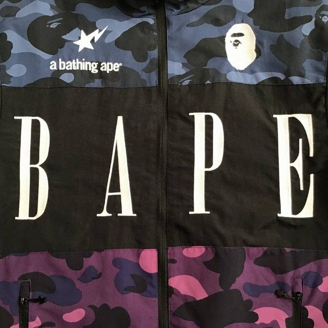 Bape BAPE Track jacket purple camo x blue camo a bathing ape Size US M / EU 48-50 / 2 - 3 Thumbnail