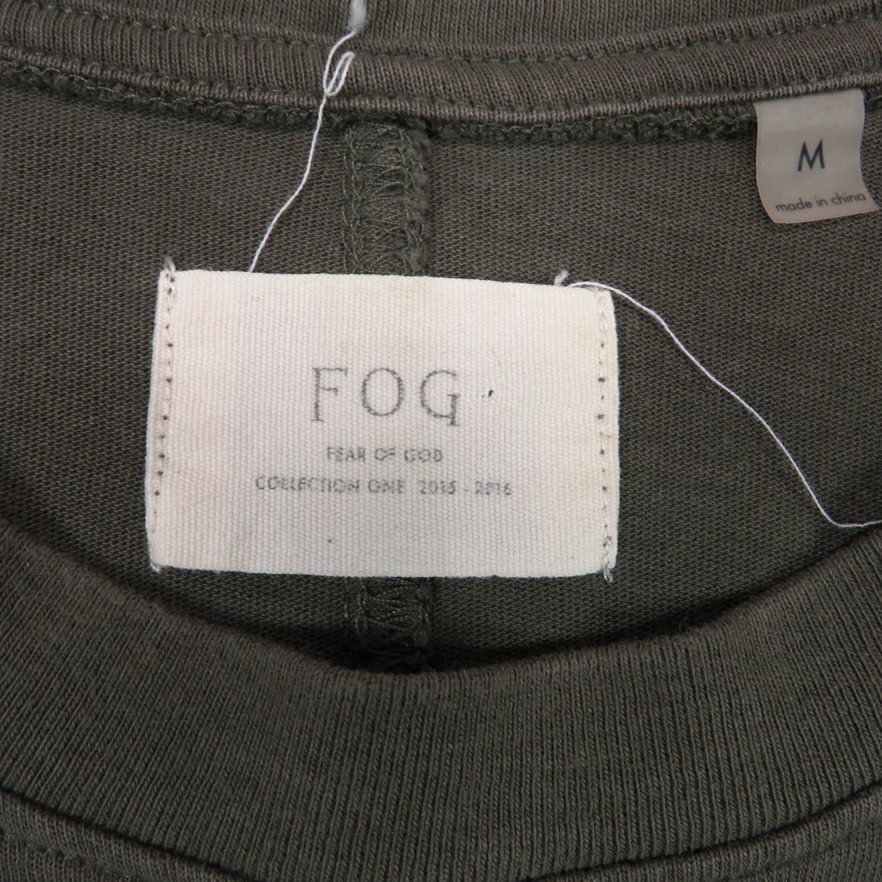 Fear of God Fear of God Mainline Shirt Mens M Olive Collection 1 One FOG 2015 Drop Crew Neck Short Sleeve Cotton Knit Green T-Shirt Designer Streetwear Mens Size US M / EU 48-50 / 2 - 3 Thumbnail