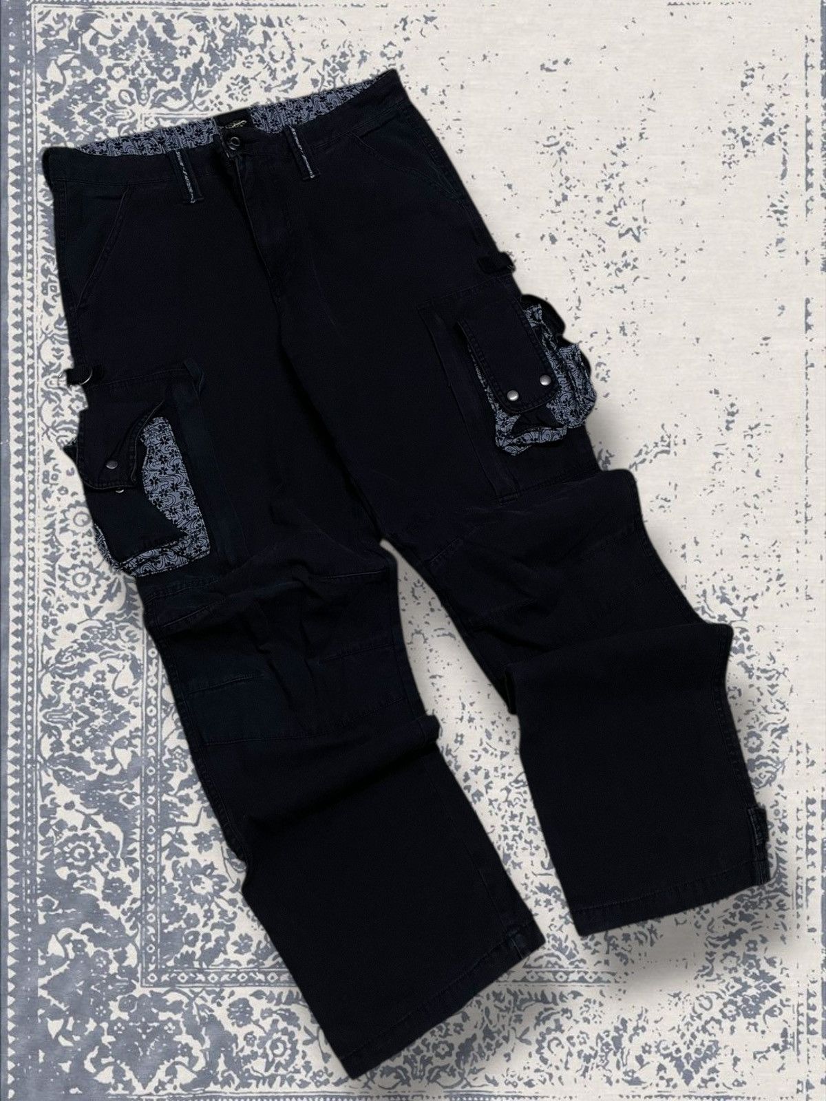 Designer × Japanese Brand × Vintage Vintage Japan Designer Traditional Karakuri Cargo Utility Size US 34 / EU 50 - 2 Thumbnail