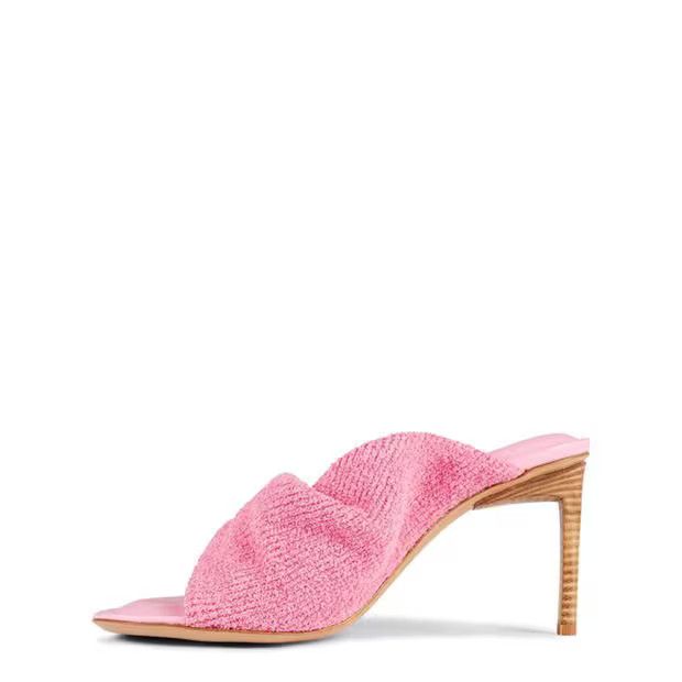 Jacquemus o1g2r1mq1024 Heeled Mules in Pink Size US 6 / IT 36 - 2 Thumbnail