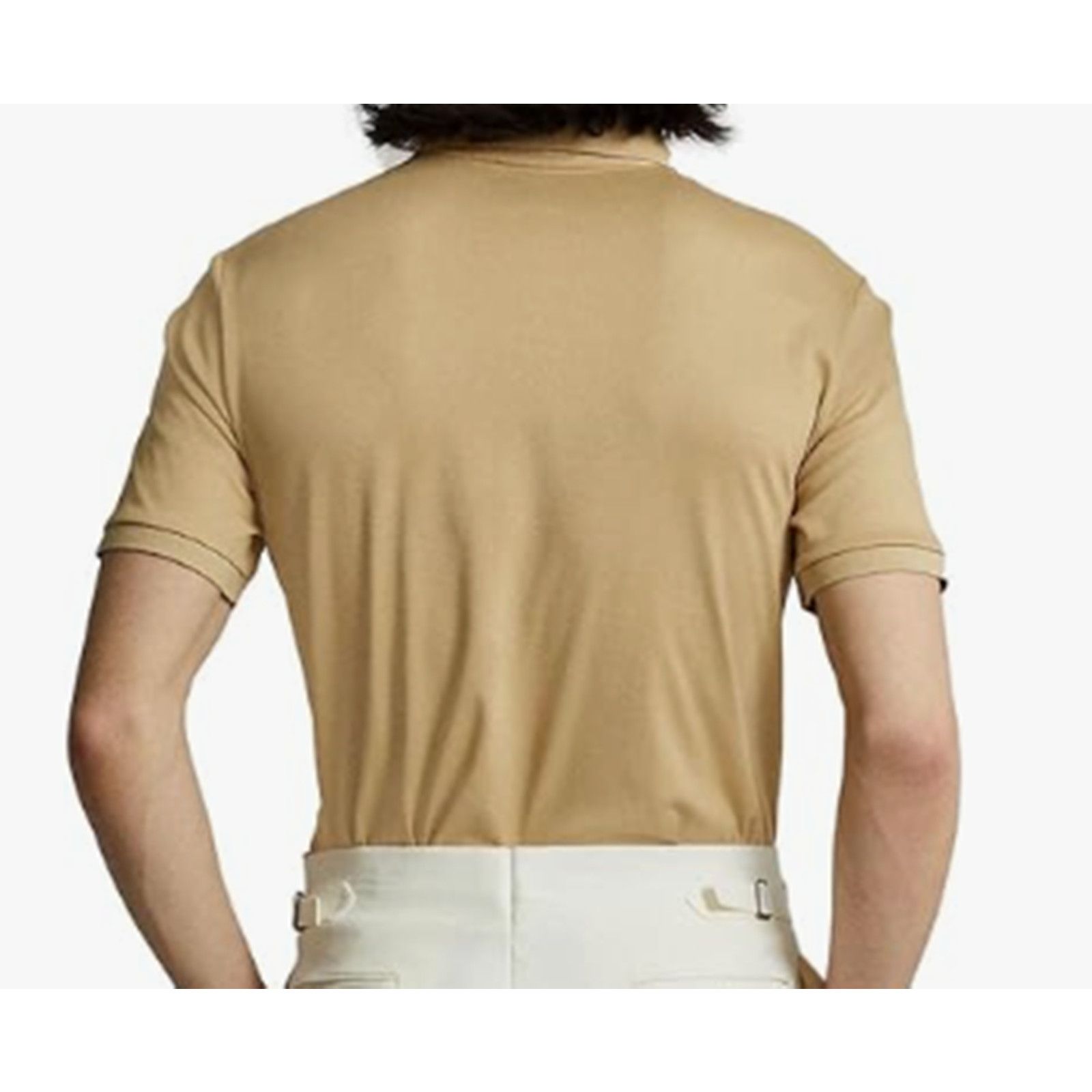 Polo Ralph Lauren Polo Ralph Lauren Mens Medium Fit Polo KhakiSigPny Size L Size US L / EU 52-54 / 3 - 4 Thumbnail