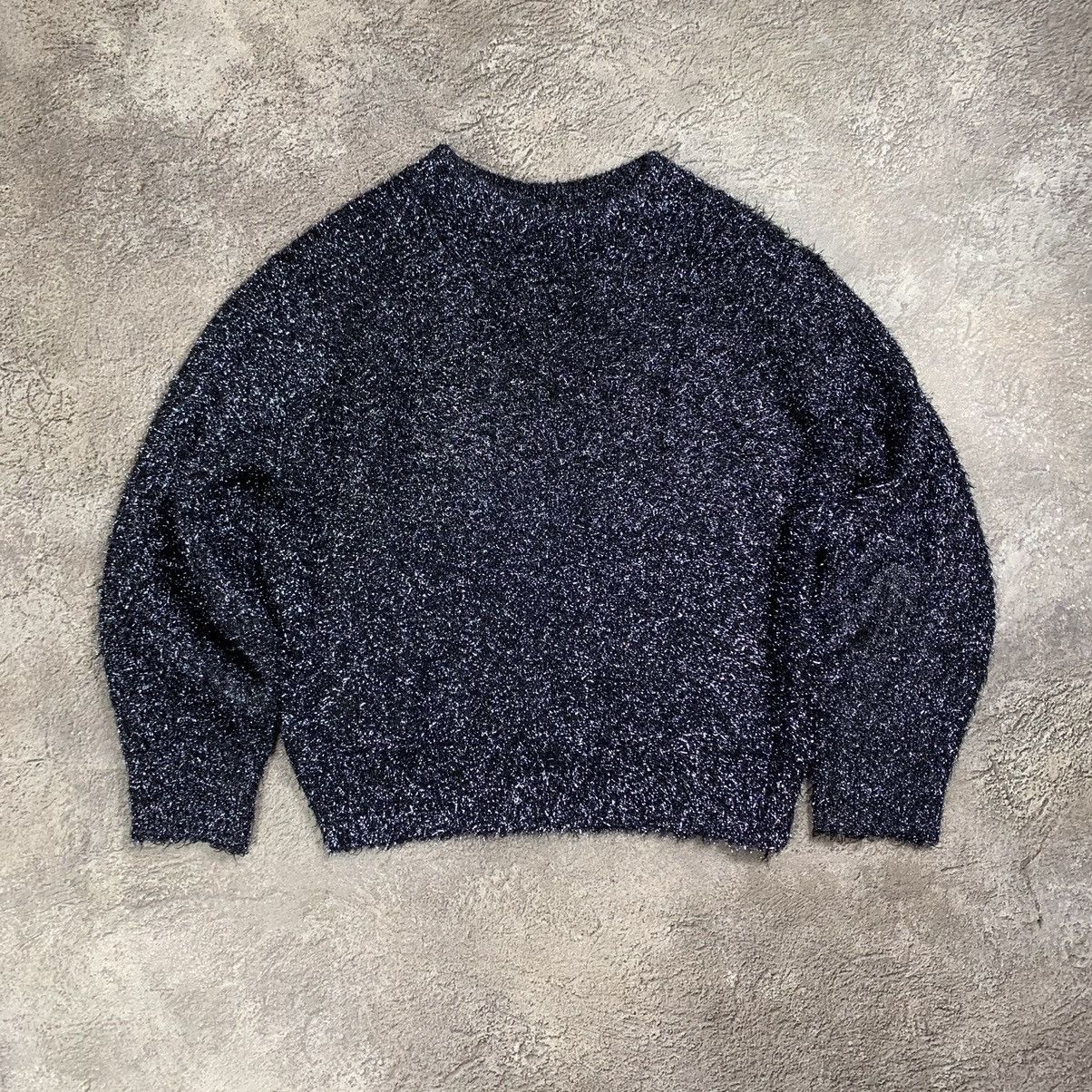 Vintage Vintage Y2K ABSTRACT MOHAIR SWEATER Knitted Flower 90s Size L / US 10 / IT 46 - 1 Thumbnail