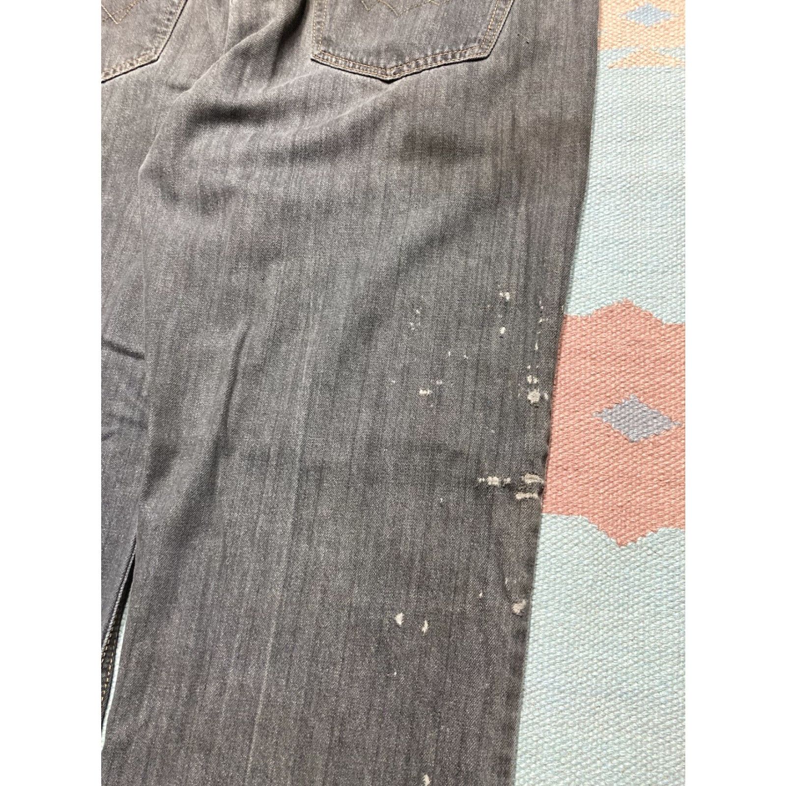 Vintage Vintage baggy jeans black cyber mall goth wide leg grunge skater 38x29 Imperious Jeans Men 38 Black Grunge Wide-Leg Vintage Y2K Size US 38 / EU 54 - 4 Thumbnail
