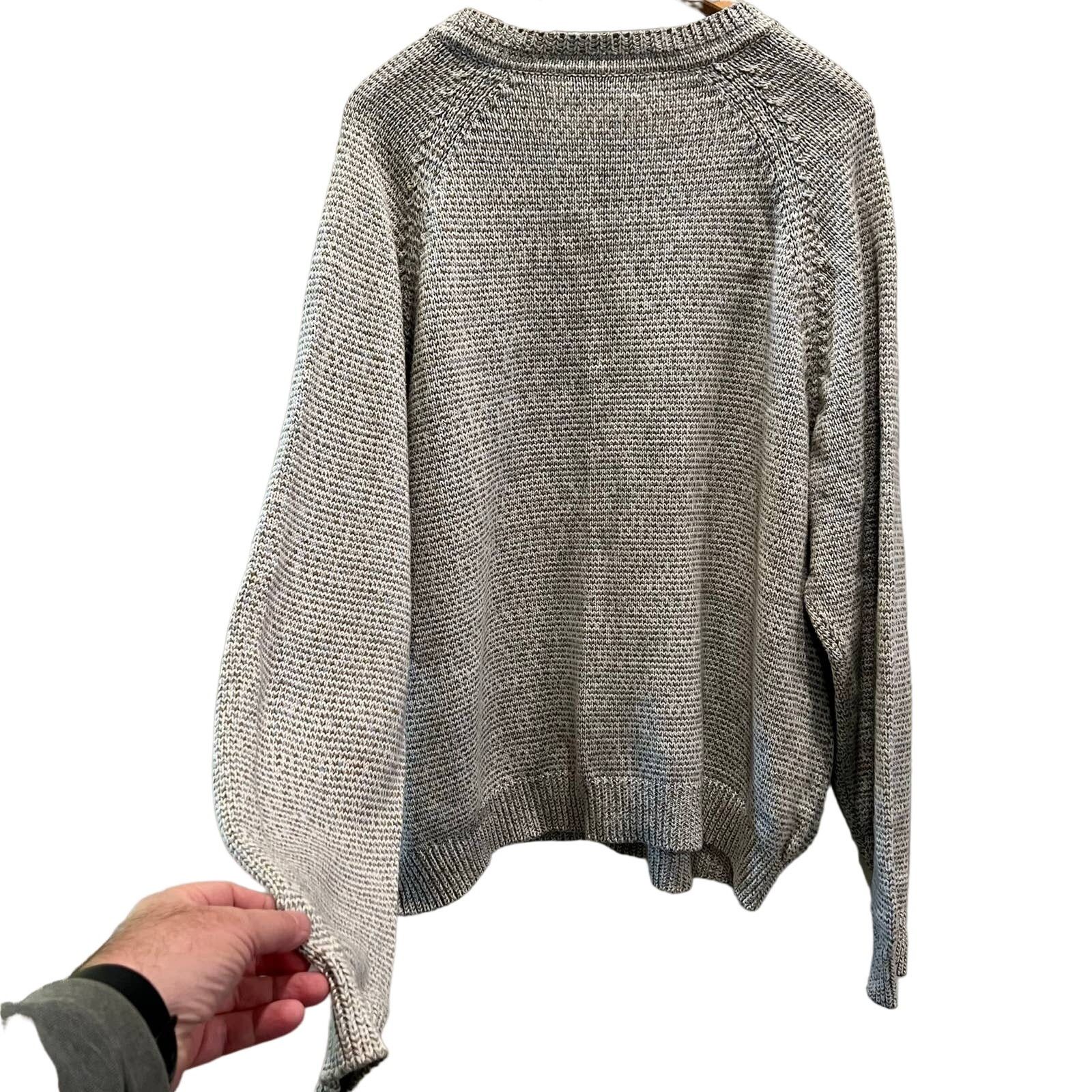 Other Talbot's Men's Sweater XL Blue/Brown Herringbone Vintage Ski Size US XL / EU 56 / 4 - 5 Thumbnail