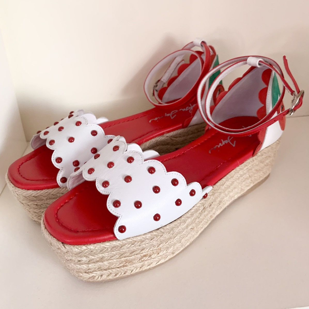 Other Isa tapia cherry leather flat form platforms Size US 6.5 / IT 36.5 - 5 Thumbnail