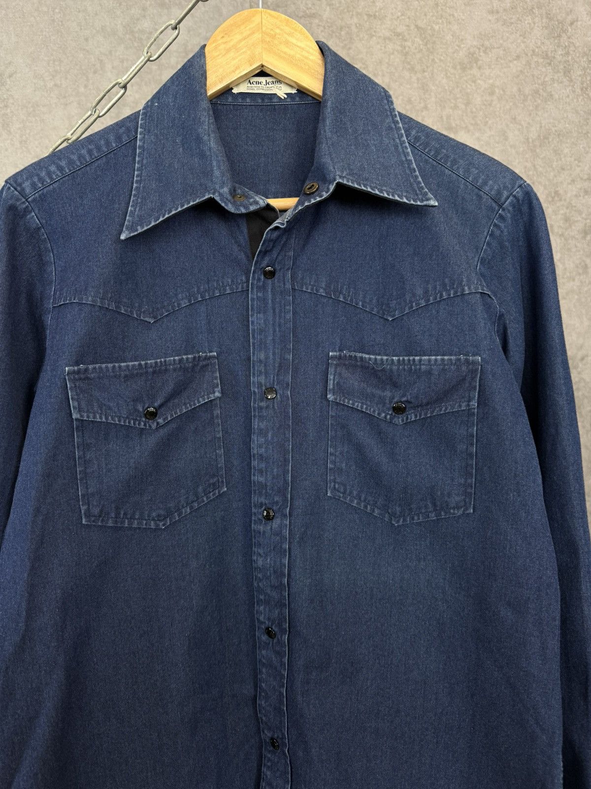 Acne Studios Acne Jeans double pocket shirt Size US S / EU 44-46 / 1 - 3 Thumbnail