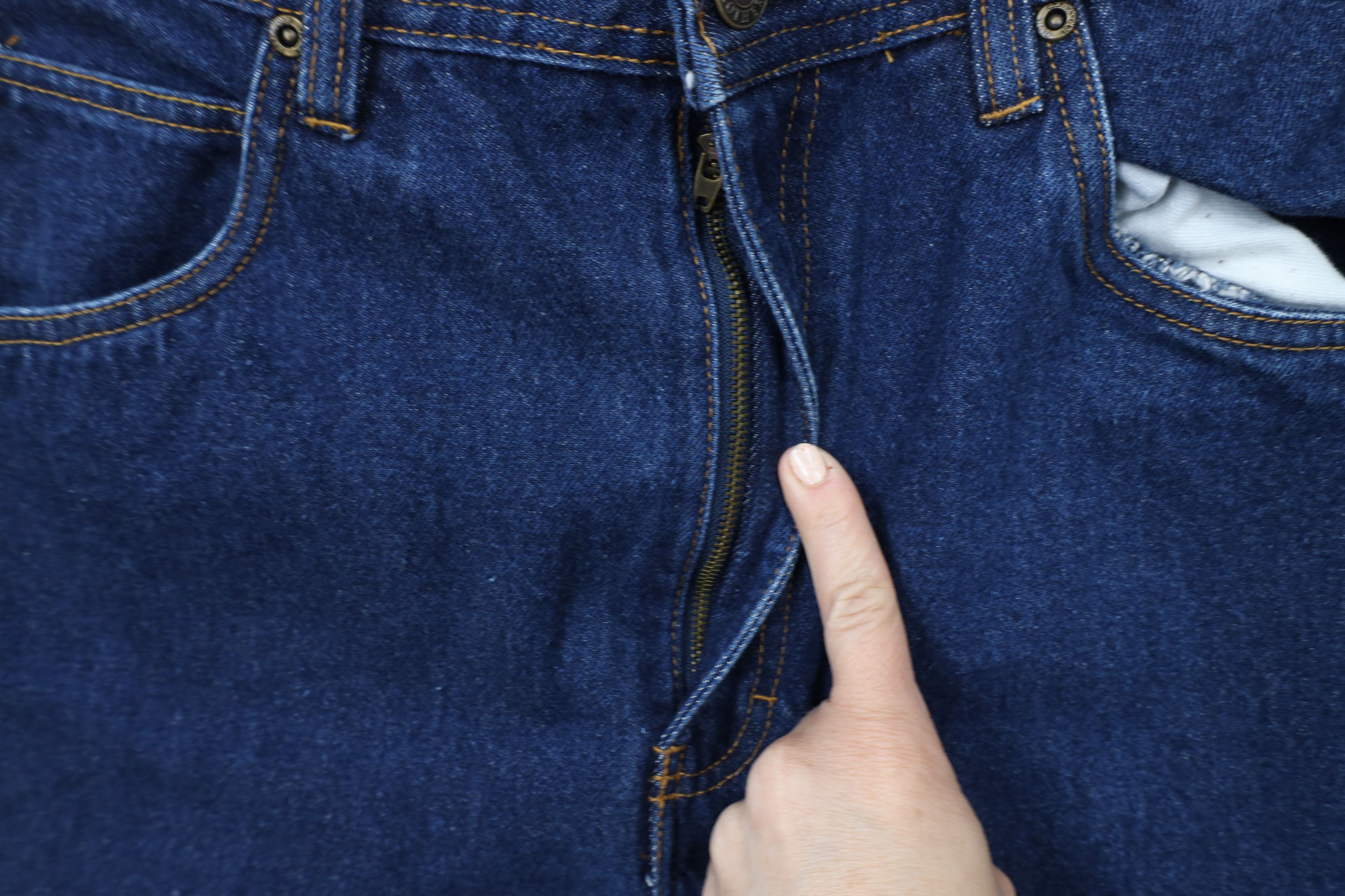 FiveBrother × Vintage Vintage 90s Five Brother Wide Leg Dungaree Denim Jeans Blue Size US 32 / EU 48 - 5 Thumbnail