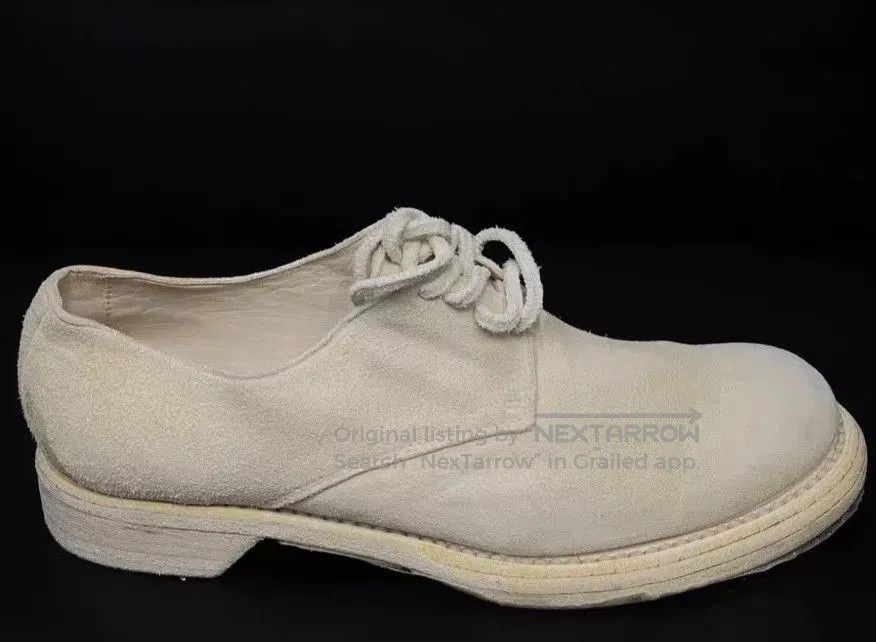 Guidi Guidi Beige Lace-Up Derby Shoes. Size US 5.5 / EU 38 - 2 Thumbnail