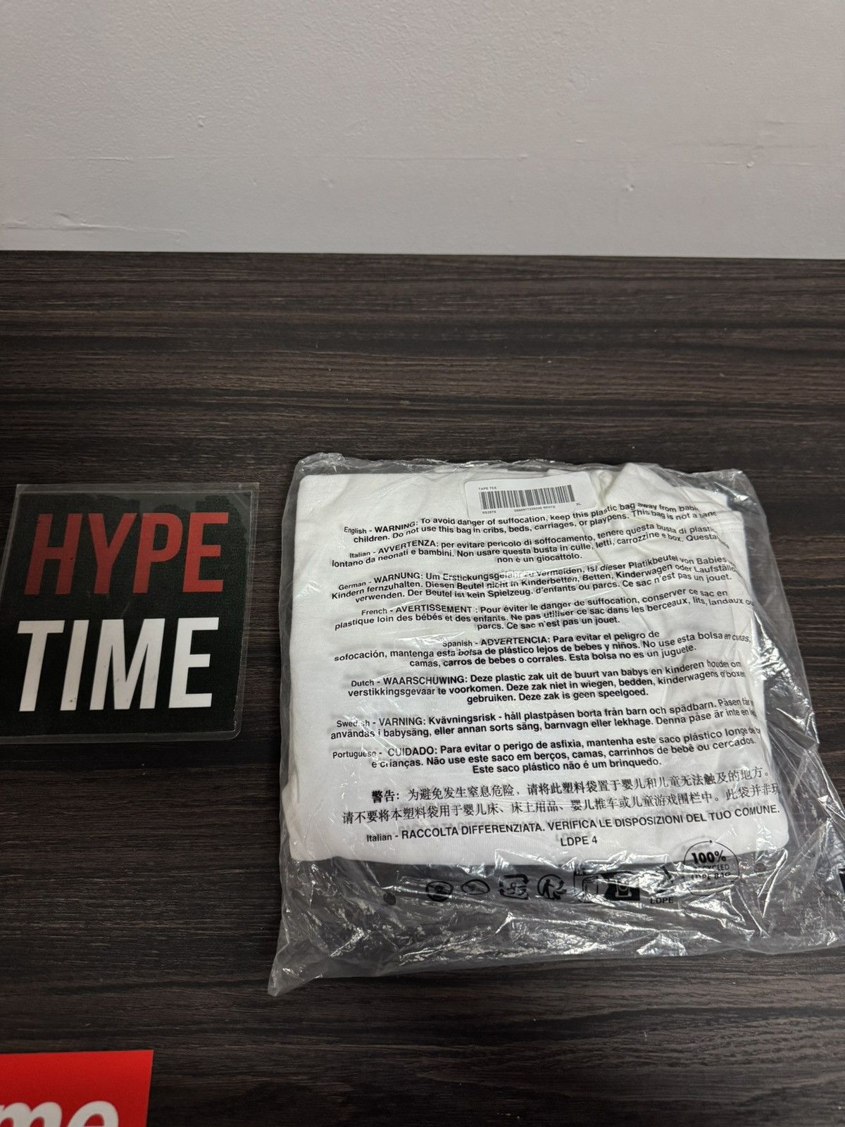 Supreme Supreme tape tee Size US XL / EU 56 / 4 - 3 Thumbnail