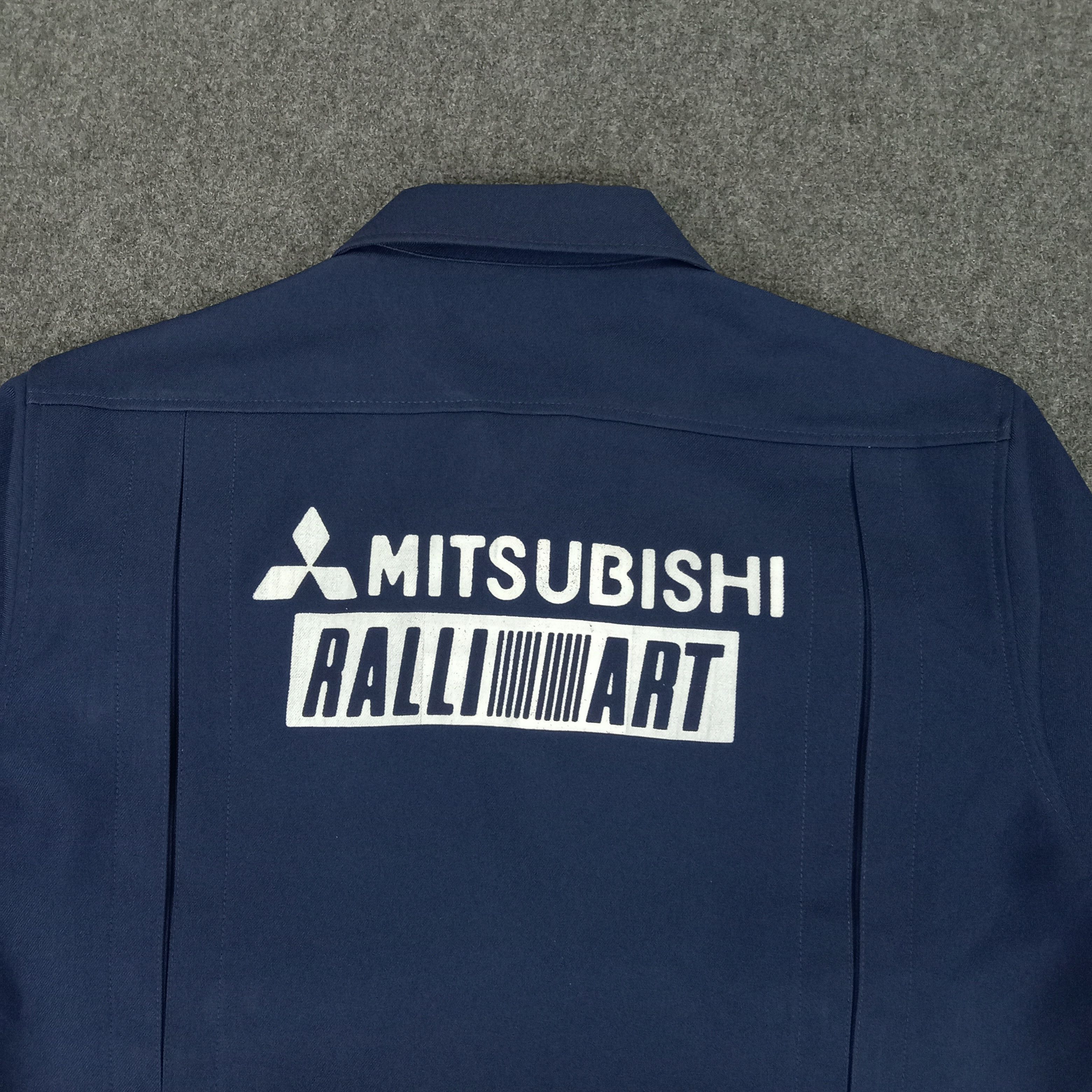 Japanese Brand × Vintage Mitsubishi Ralli Art Japanese Racing Team Jacket Size US M / EU 48-50 / 2 - 2 Thumbnail