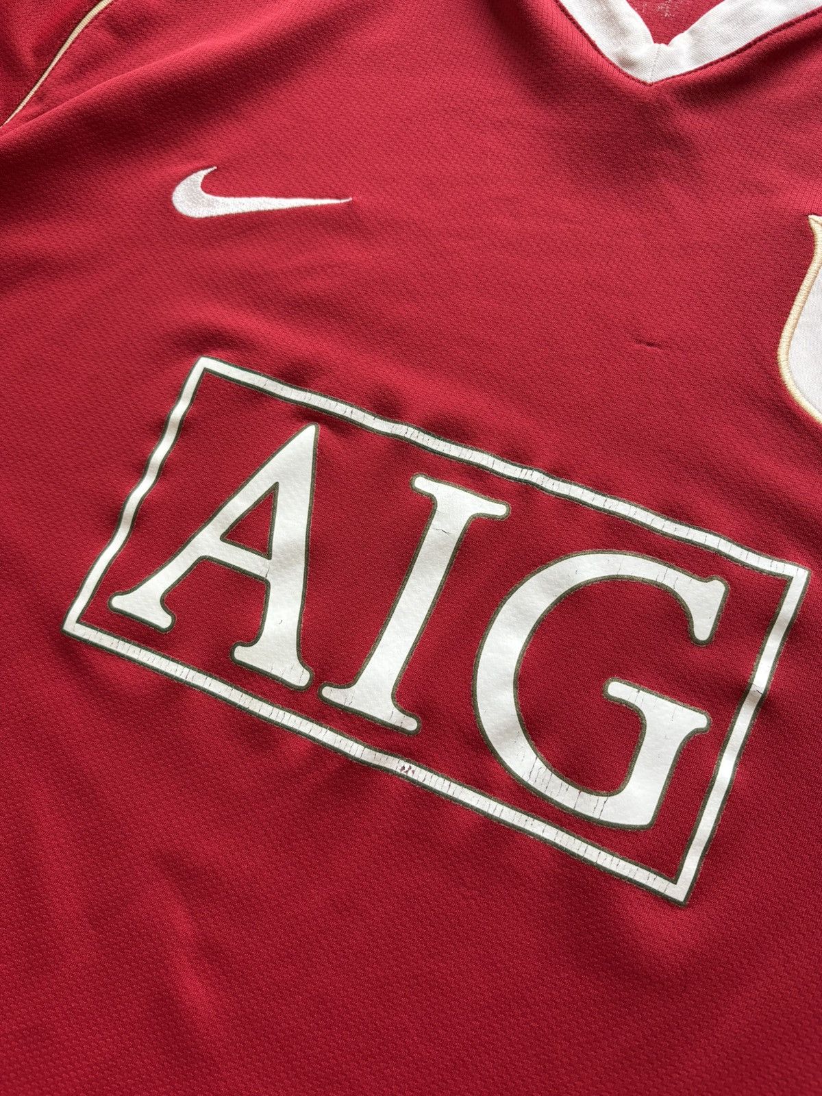 Vintage Manchester United 2006-07 Nike Home Jersey Top Kit Y2K XL Size US XL / EU 56 / 4 - 8 Thumbnail
