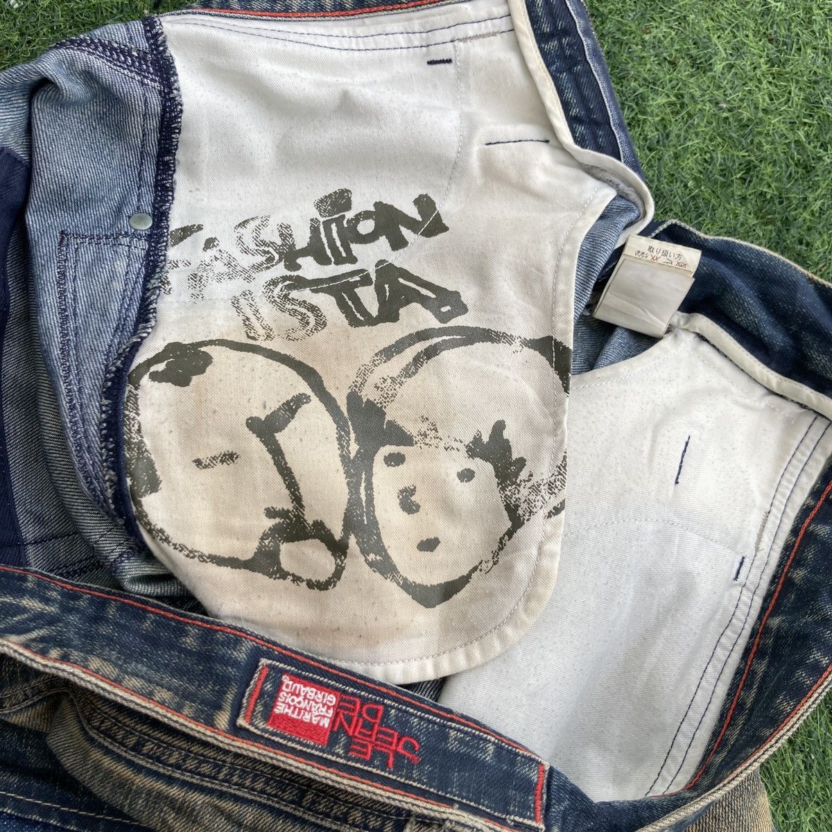 Marithe + Francois Girbaud LE JEAN DE MARITHE FRANCOIS GIRBAUD DISTRESSED JEANS Size US 36 / EU 52 - 14 Thumbnail