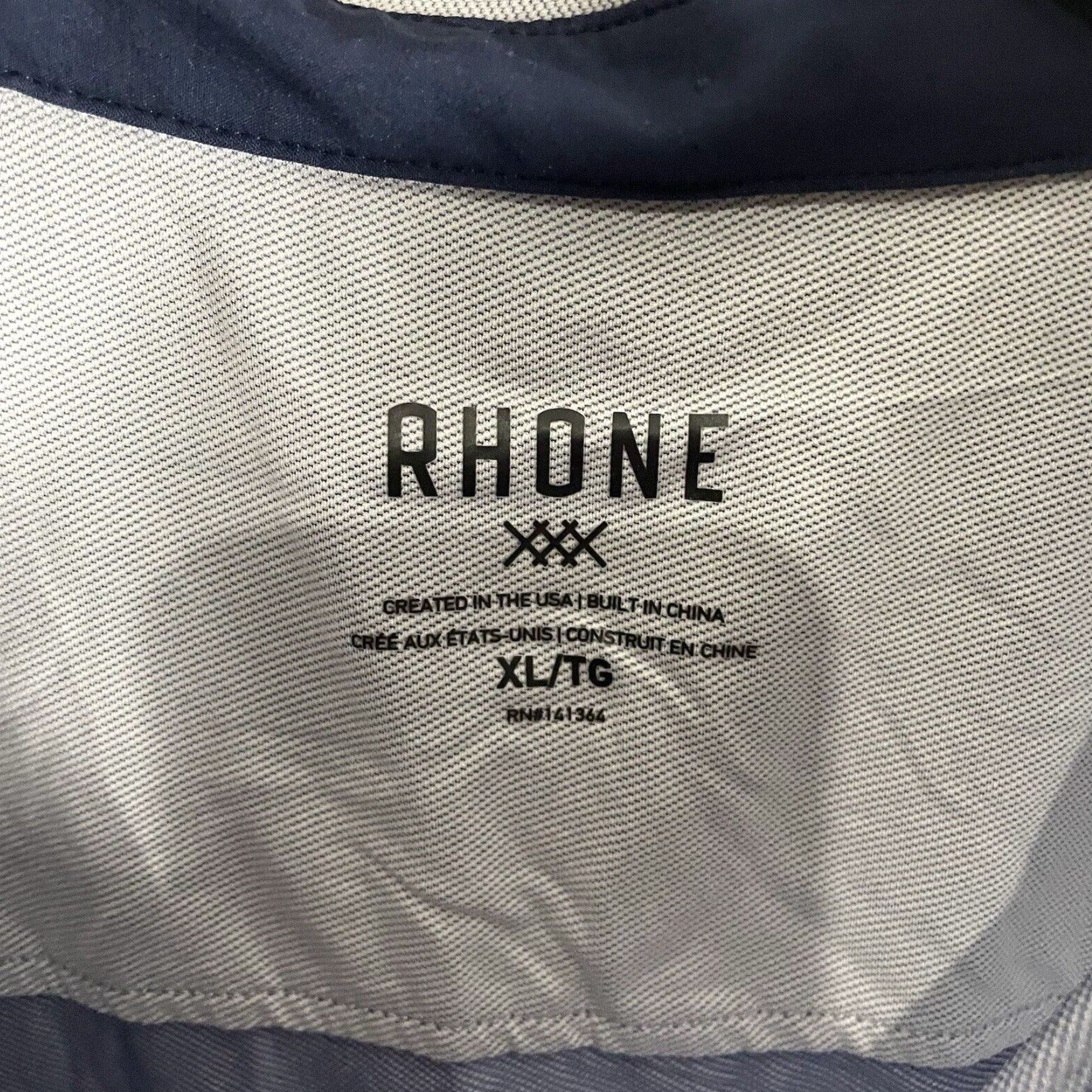 Rhone Rhone Athletic Polo Shirt Mens XL Light Blue Size US XL / EU 56 / 4 - 4 Thumbnail