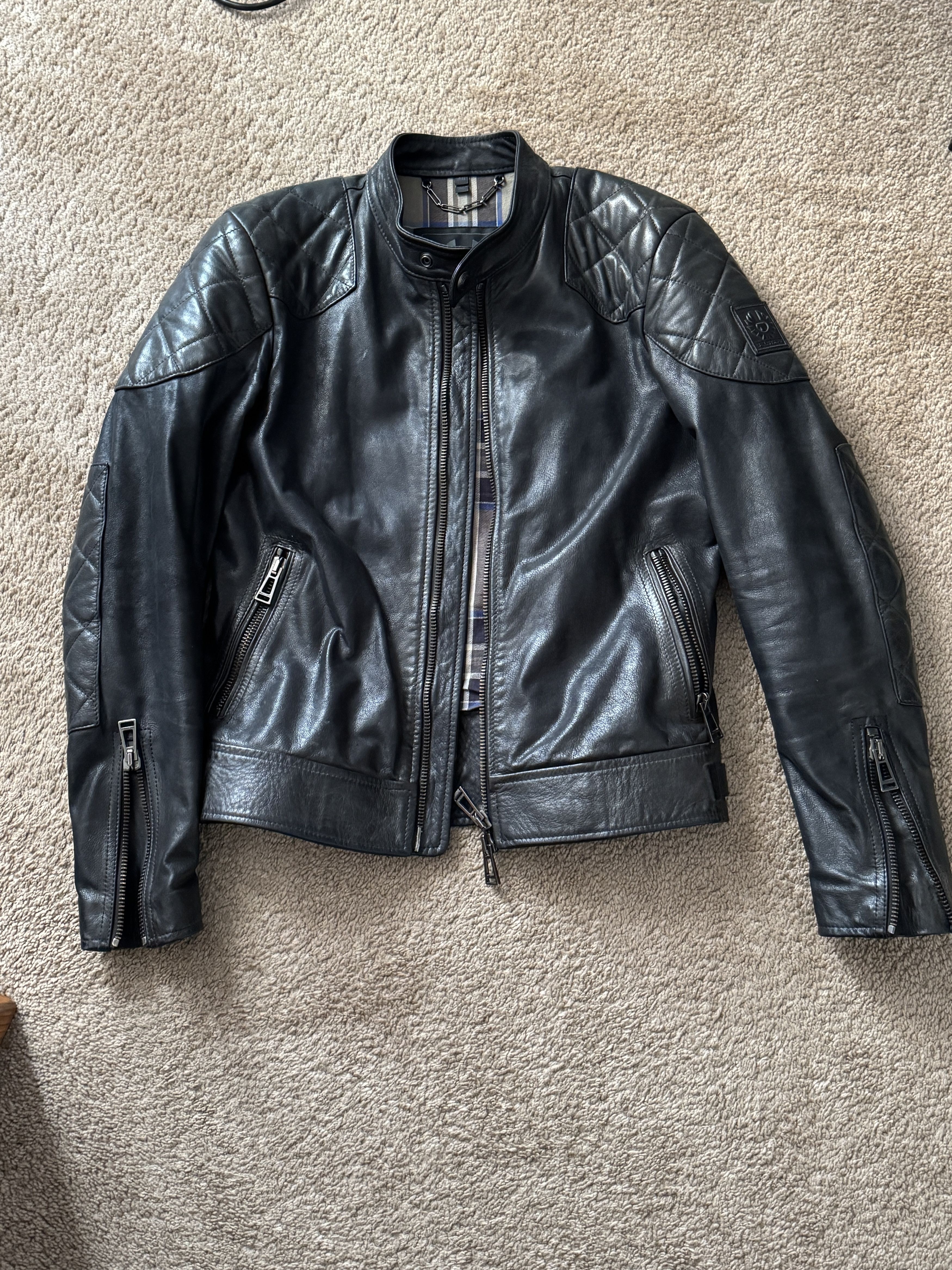 BELSTAFF RALLYMASTER350 XSサイズ ライダースジャケット Belstaff BELSTAFF RALLYMASTER 350 Polyster Nylon Rider