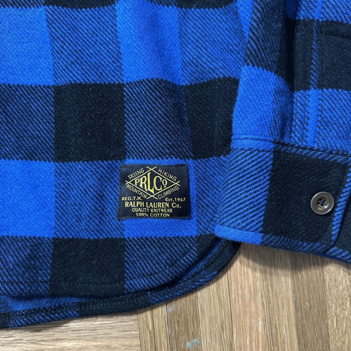 Polo Ralph Lauren Polo henley flannel shirt Size US L / EU 52-54 / 3 - 3 Thumbnail