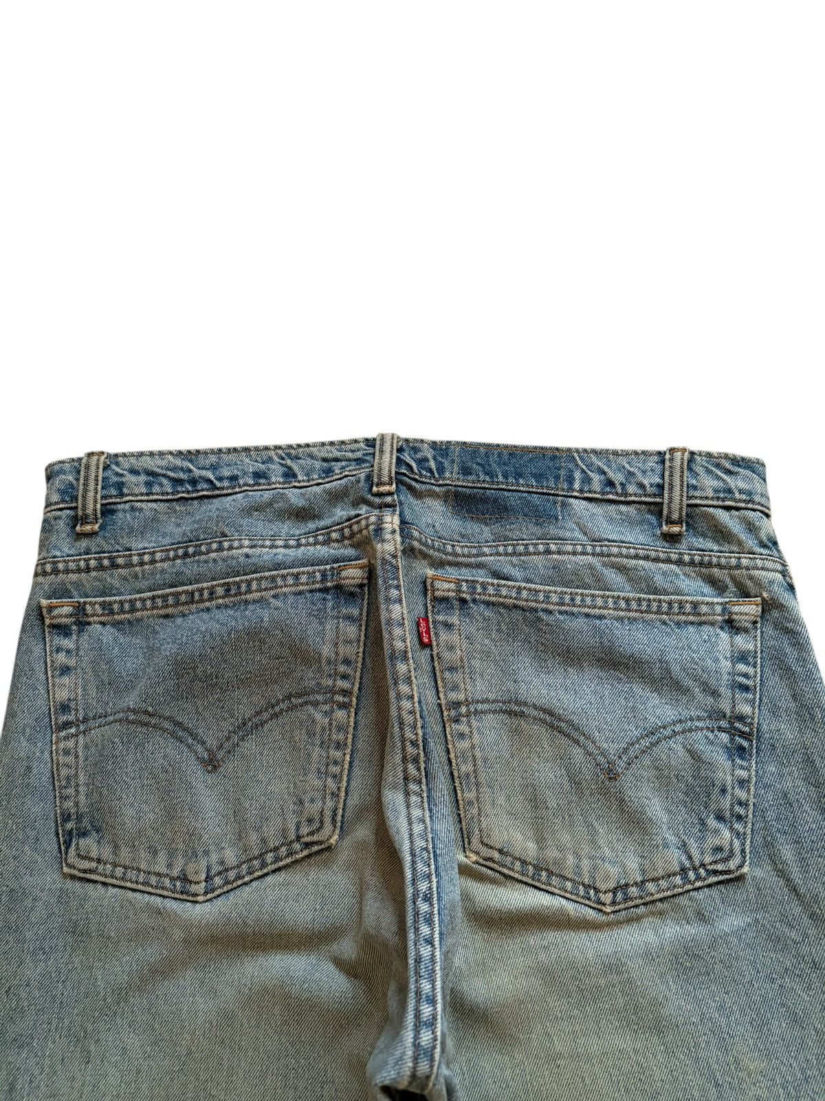 Levi's Vintage 80s Levis 505 Mud Wash Distressed Loose Baggy Jeans Size US 37 - 8 Thumbnail
