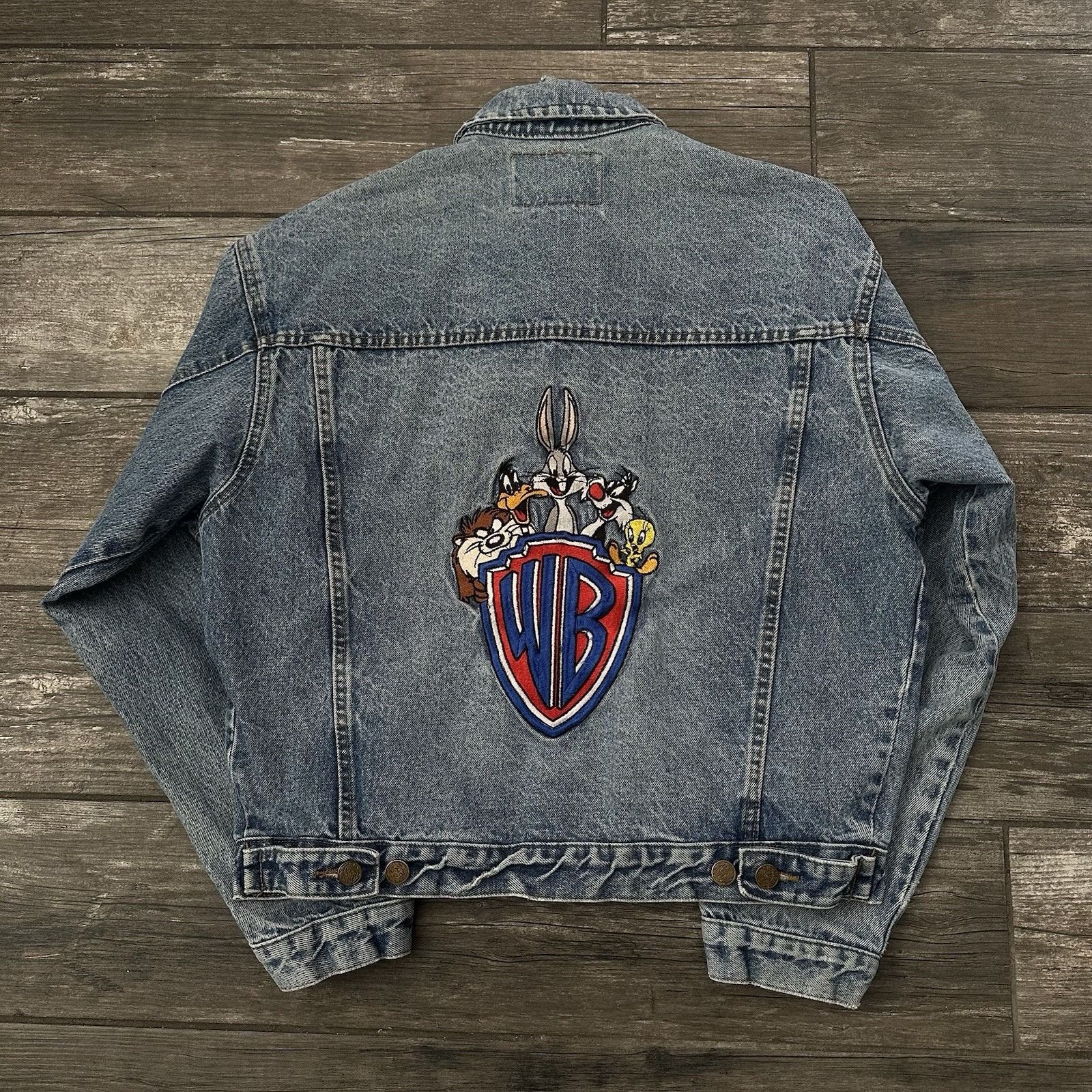 Acme Clothing VTG WARNER BROS ACME CLOTHING LOONEY TUNES BLUE DENIM TRUCKE Size US M / EU 48-50 / 2 - 1 Thumbnail