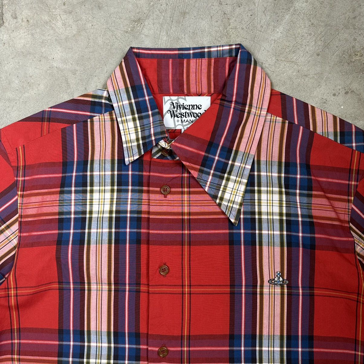 Vivienne Westwood Vivienne Westwood Man Plaid Shirt Button Size US M / EU 48-50 / 2 - 2 Thumbnail