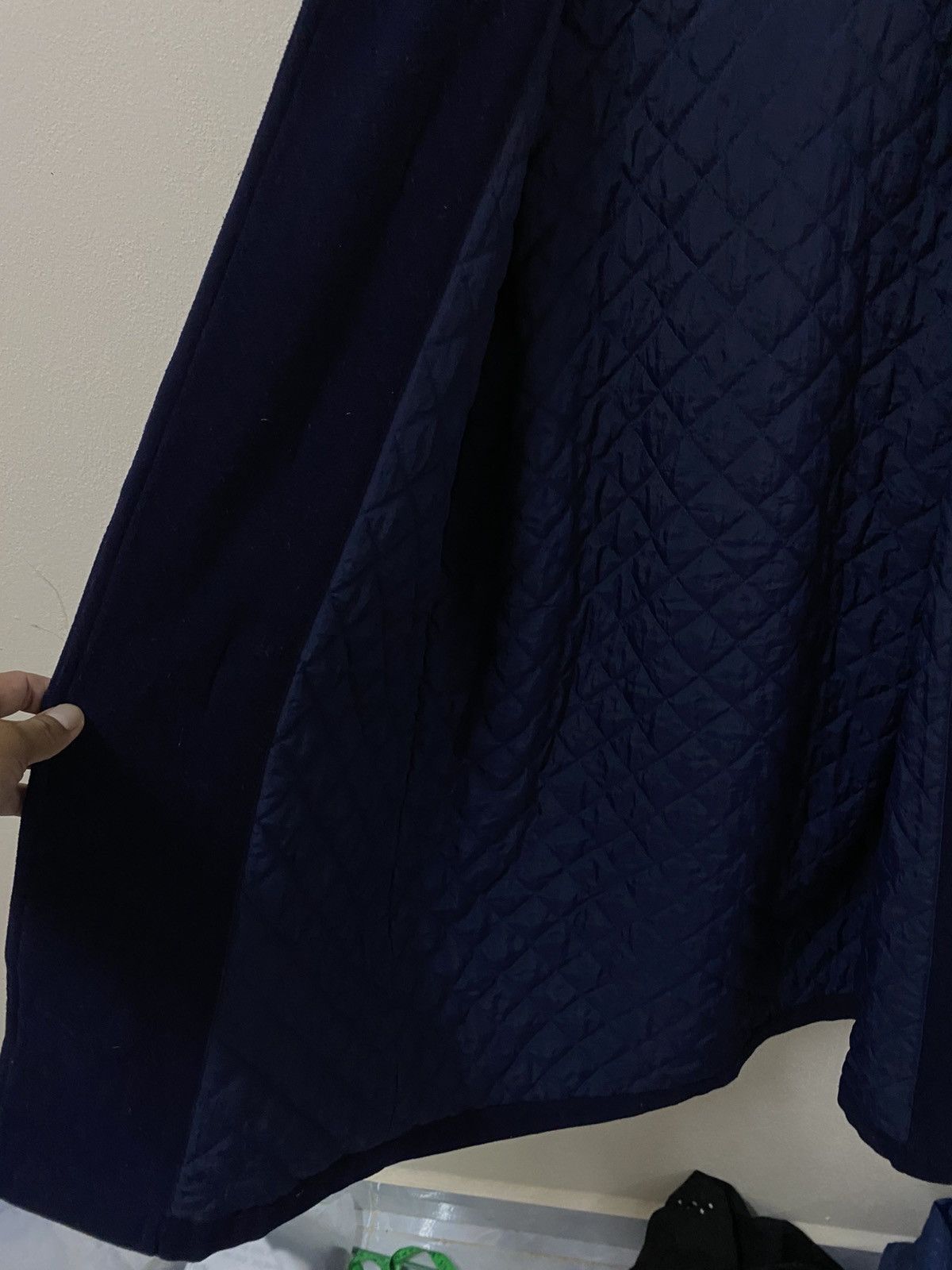 Issey Miyake RARE 🔥 I.S. Issey Miyake Navy Wool Duffle Coat Quilted Liner Size US M / EU 48-50 / 2 - 12 Thumbnail