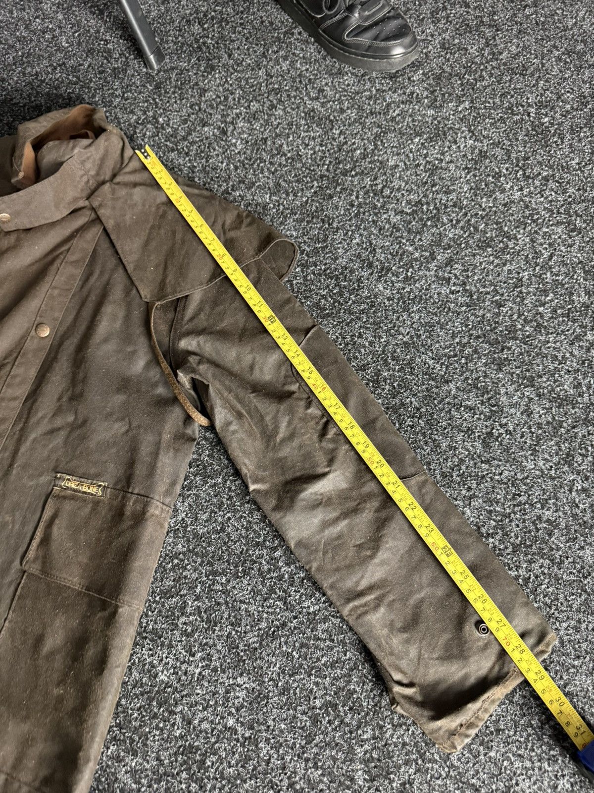 Vintage Vntg Driza-Bone Oilskin Riding Coat Australian Waxed Duster Size US M / EU 48-50 / 2 - 14 Thumbnail