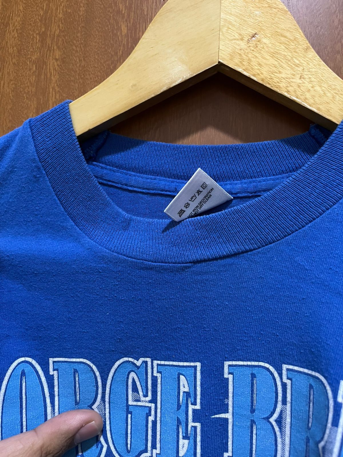 Other vintage kansas george brent 1993 play by play tee tshirt Size US M / EU 48-50 / 2 - 8 Thumbnail