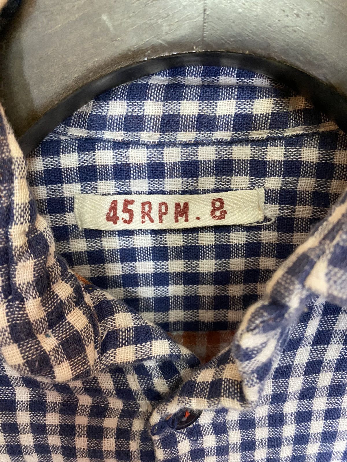 45rpm 45rpm shirt button ups longsleeve box check Size US S / EU 44-46 / 1 - 5 Thumbnail