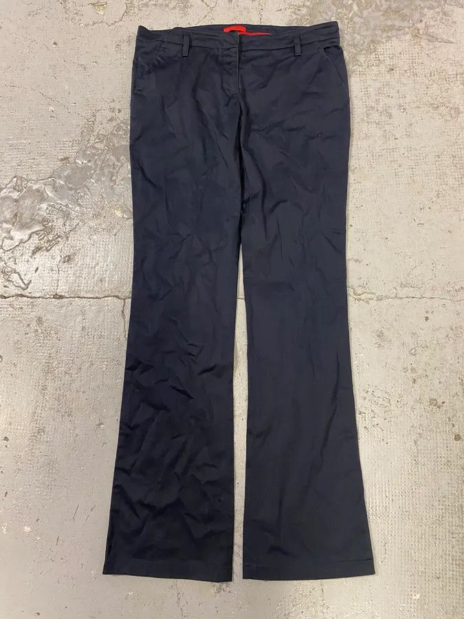Vintage AW2009 Prada Navy Class Pants Size US 32 / EU 48 - 2 Thumbnail