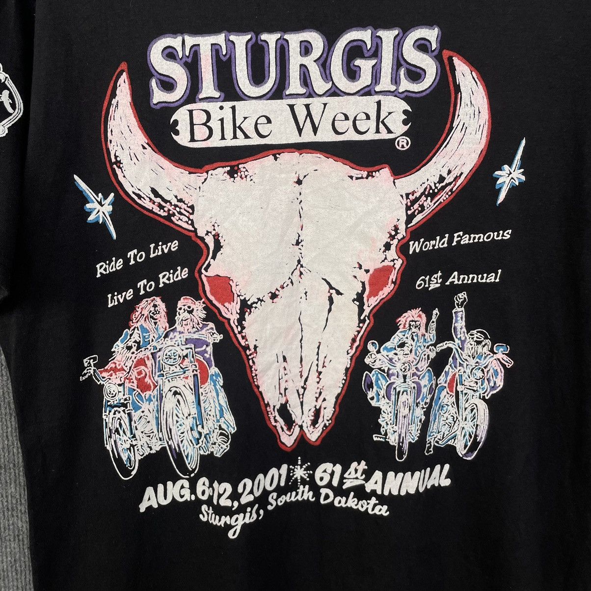 Harley Davidson × Vintage × West Coast Choppers Vintage 2001 Sturgis Bike Week Choppers Harley Davidson Tee Size US L / EU 52-54 / 3 - 2 Thumbnail