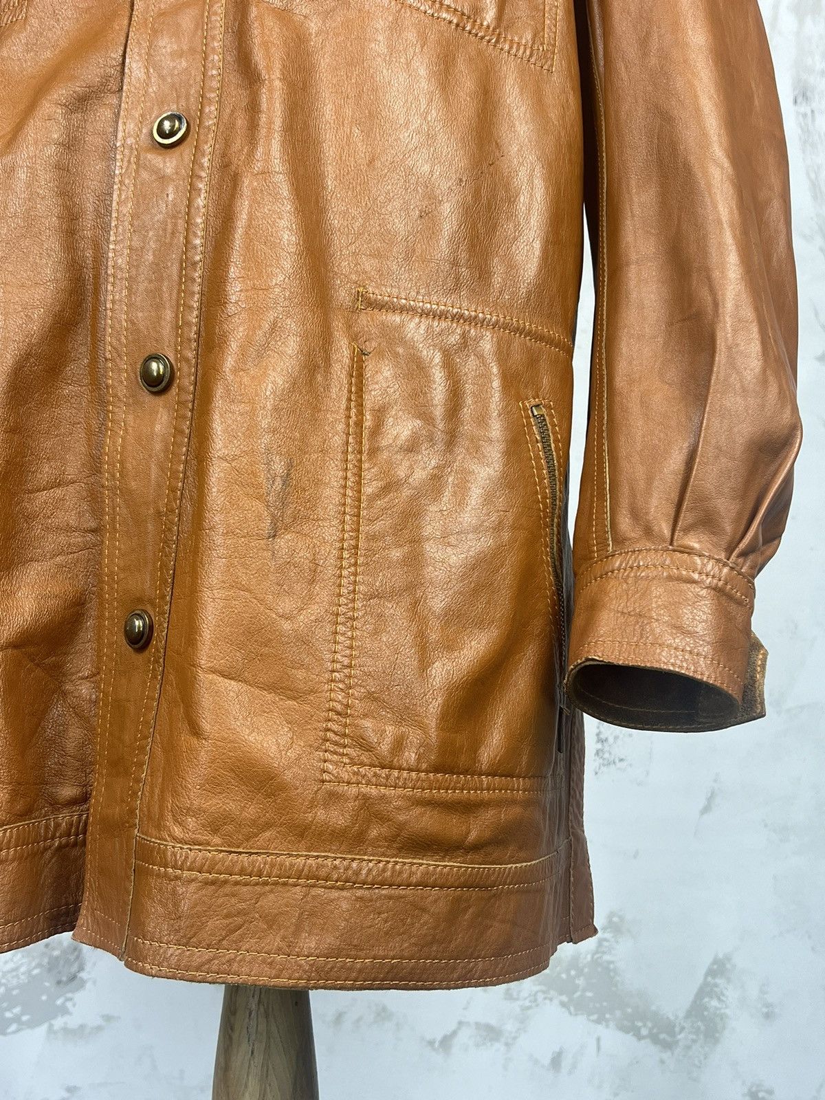 Vintage Vintage Reversible Leather Suede Safari Jacket Size M - L Size US L / EU 52-54 / 3 - 11 Thumbnail