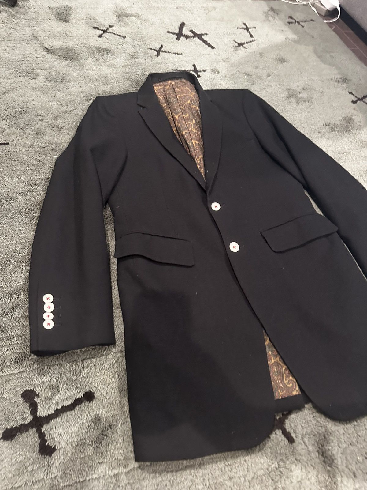 PHENOMENON × Swagger SwgBlackPlatinum Swagger Long Black Lined Western Blazer Size US M / EU 48-50 / 2 - 3 Thumbnail