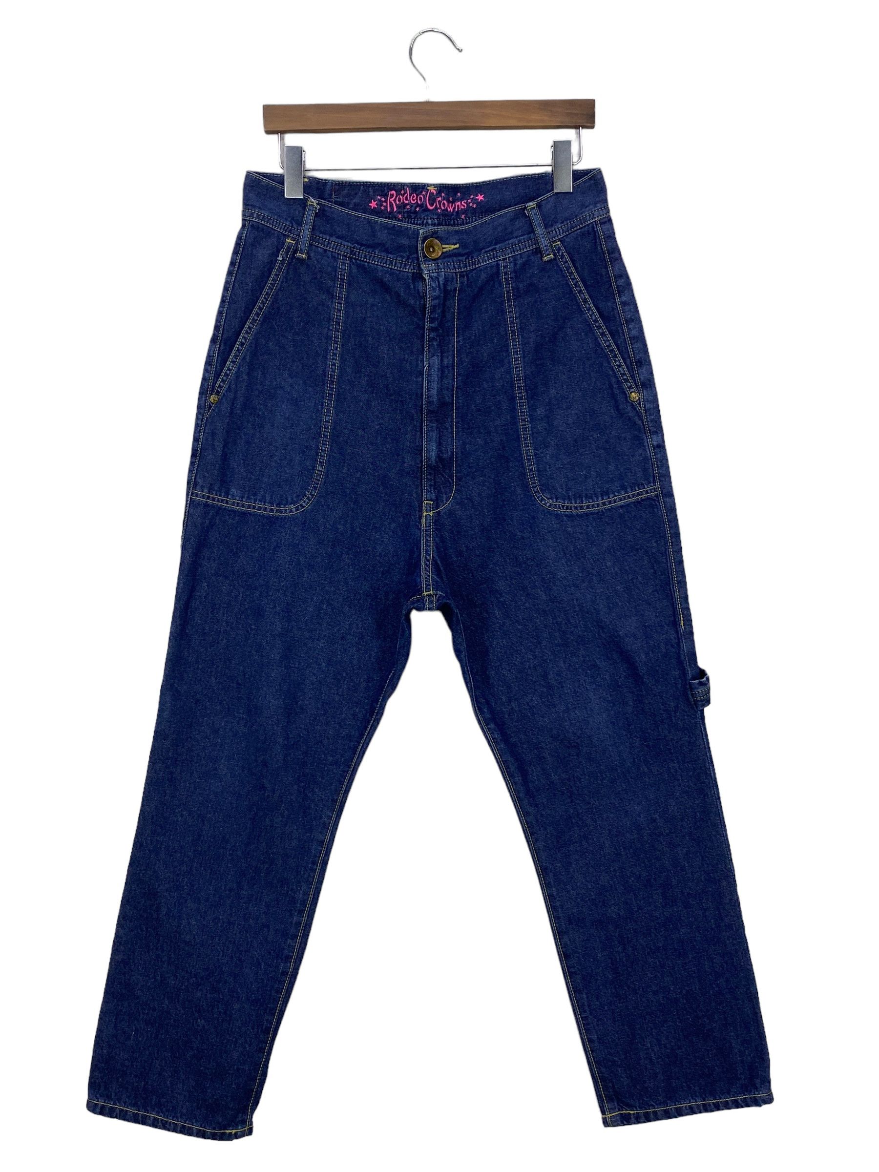 Japanese Brand Drop Crotch Baker Pocket Rodeo Crowns Pants Size US 31 - 1 Thumbnail
