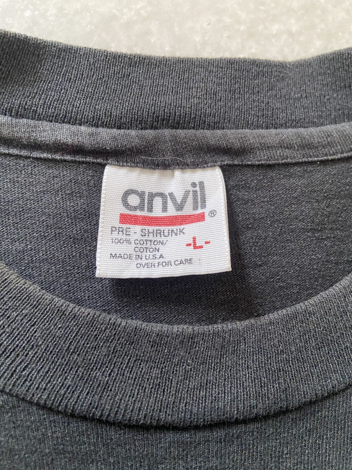 Anvil × Vintage Vintage 1995 Jurassic Park dinosaur Movie T-Shirt Size US L / EU 52-54 / 3 - 4 Thumbnail