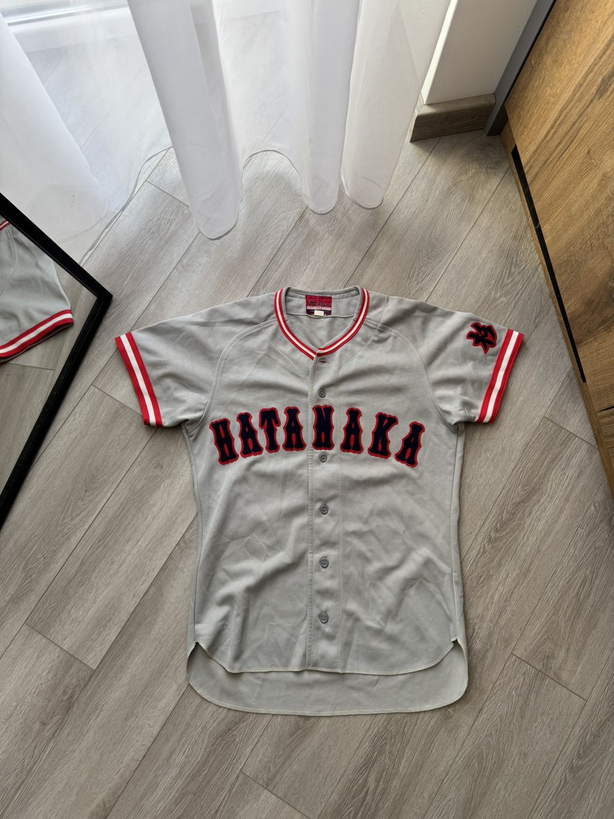 Mizuno 🔥 Vintage MacGregor “HATANAKA” Game Jersey #13 JASPO L Japan Size US L / EU 52-54 / 3 - 1 Thumbnail