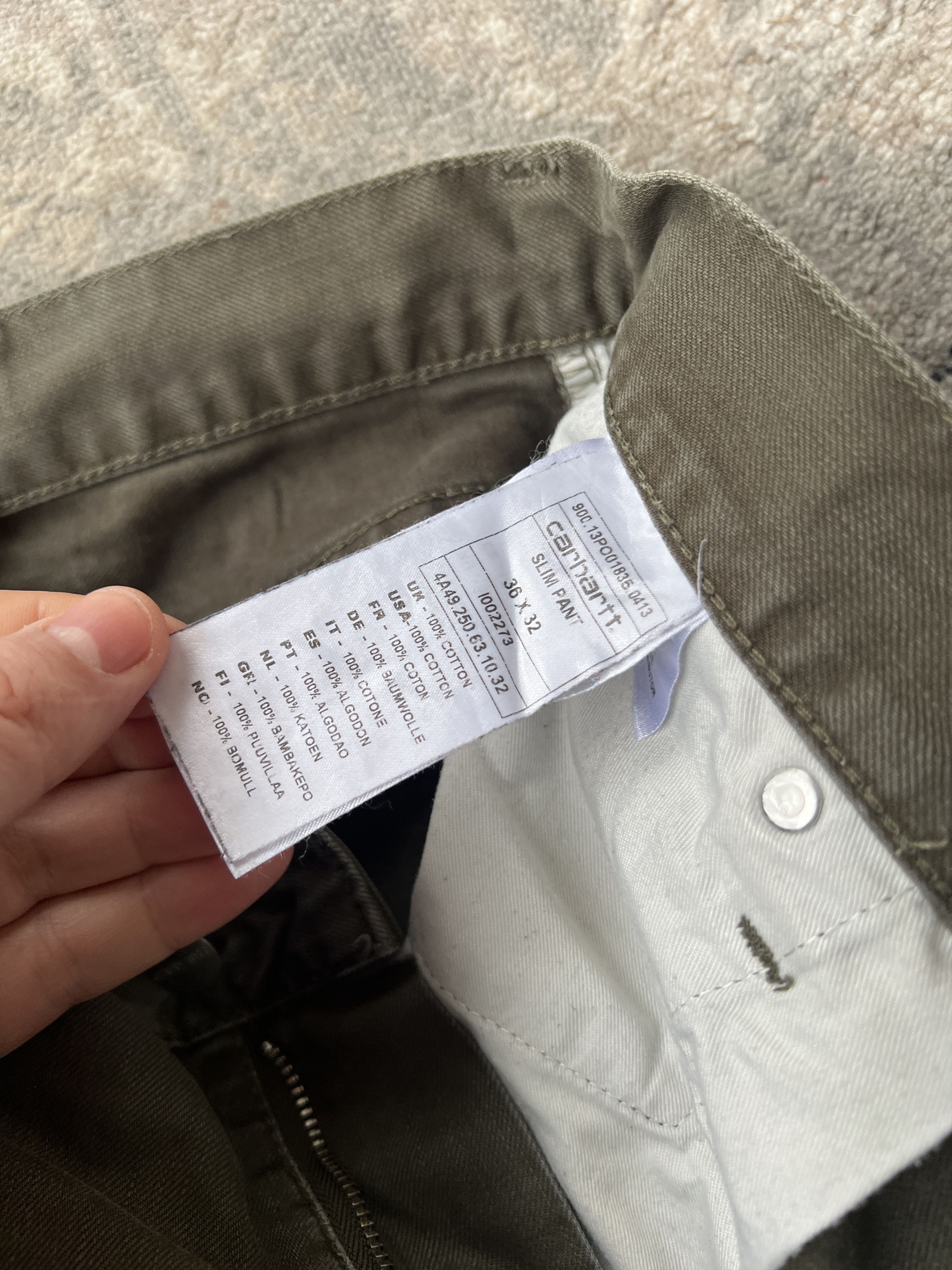 Carhartt Carhartt Slim Pants Size US 36 / EU 52 - 9 Thumbnail