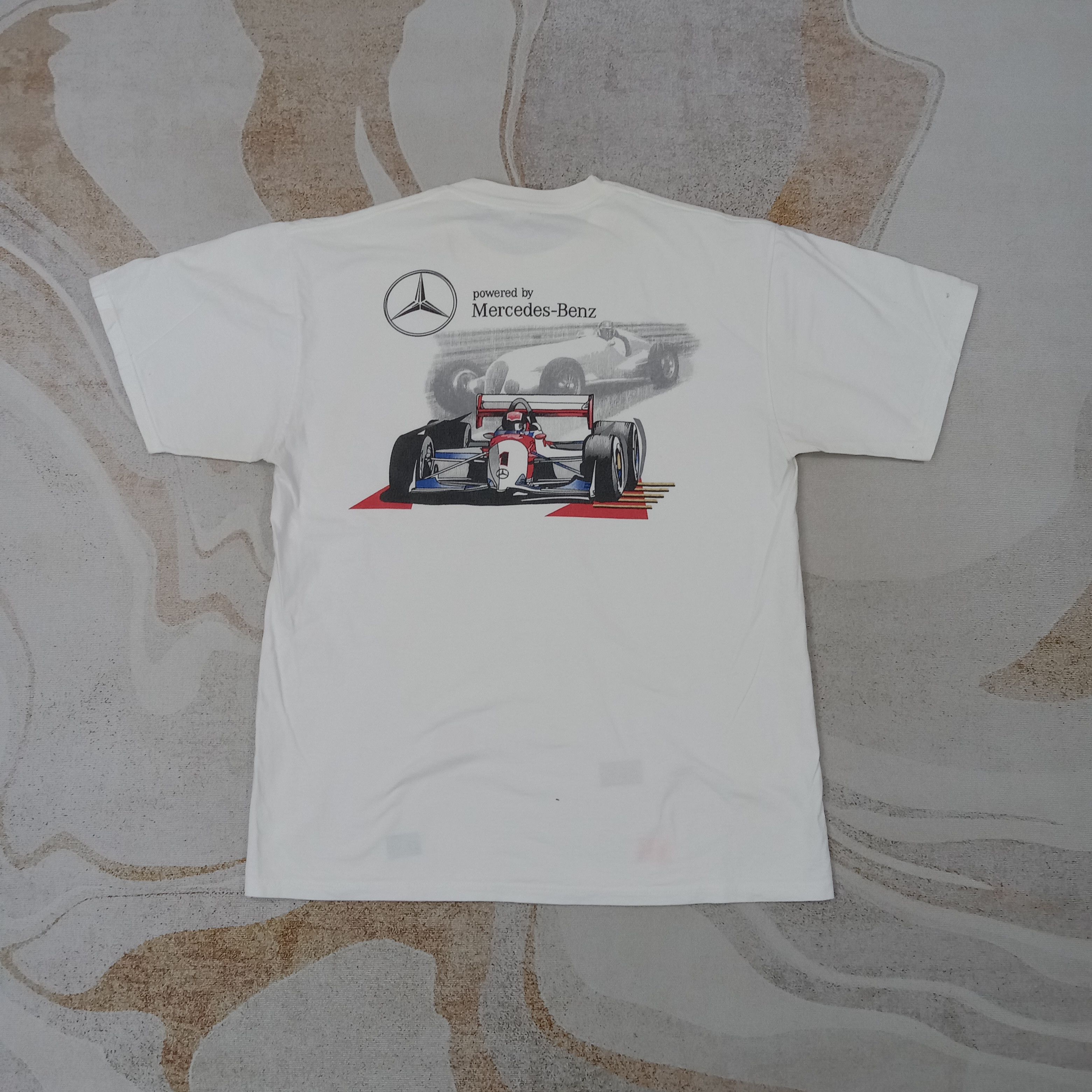 Mercedes-Benz Mercedes Benz Formula One Racing Tshirt C259N34 Size US L / EU 52-54 / 3 - 1 Thumbnail