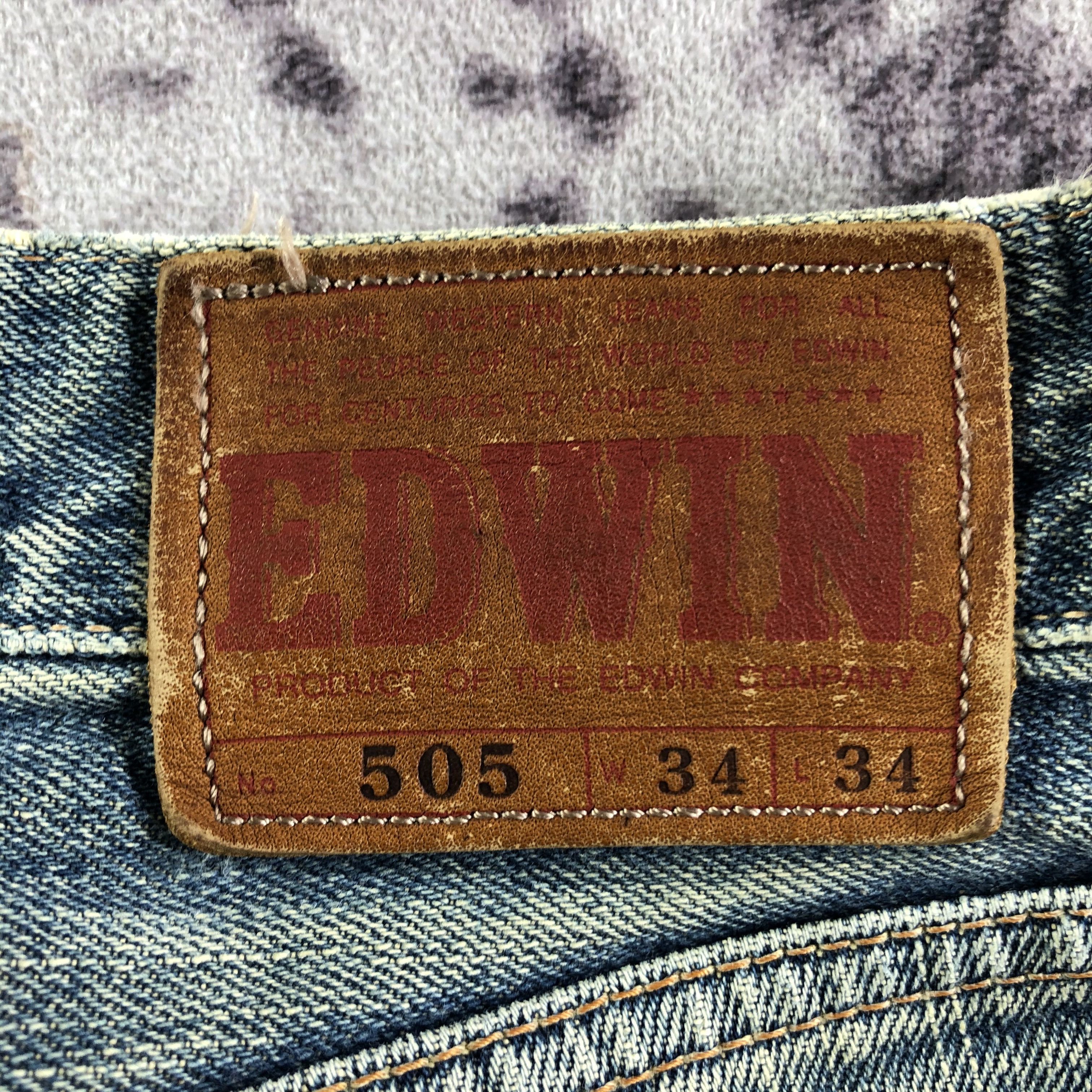 Edwin Vintage Edwin 505 Selvedge Jeans-JM3601 Size US 35 - 6 Thumbnail
