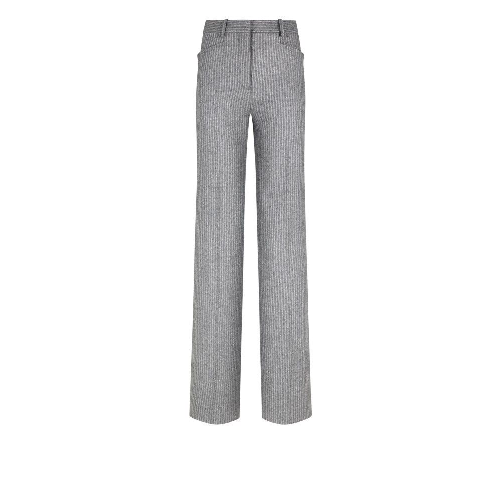 Tom Ford o1loc1c1125 PAW584 Wool Bootcut Tailored Pant in Grey Size 30" / US 8 / IT 44 - 1 Thumbnail