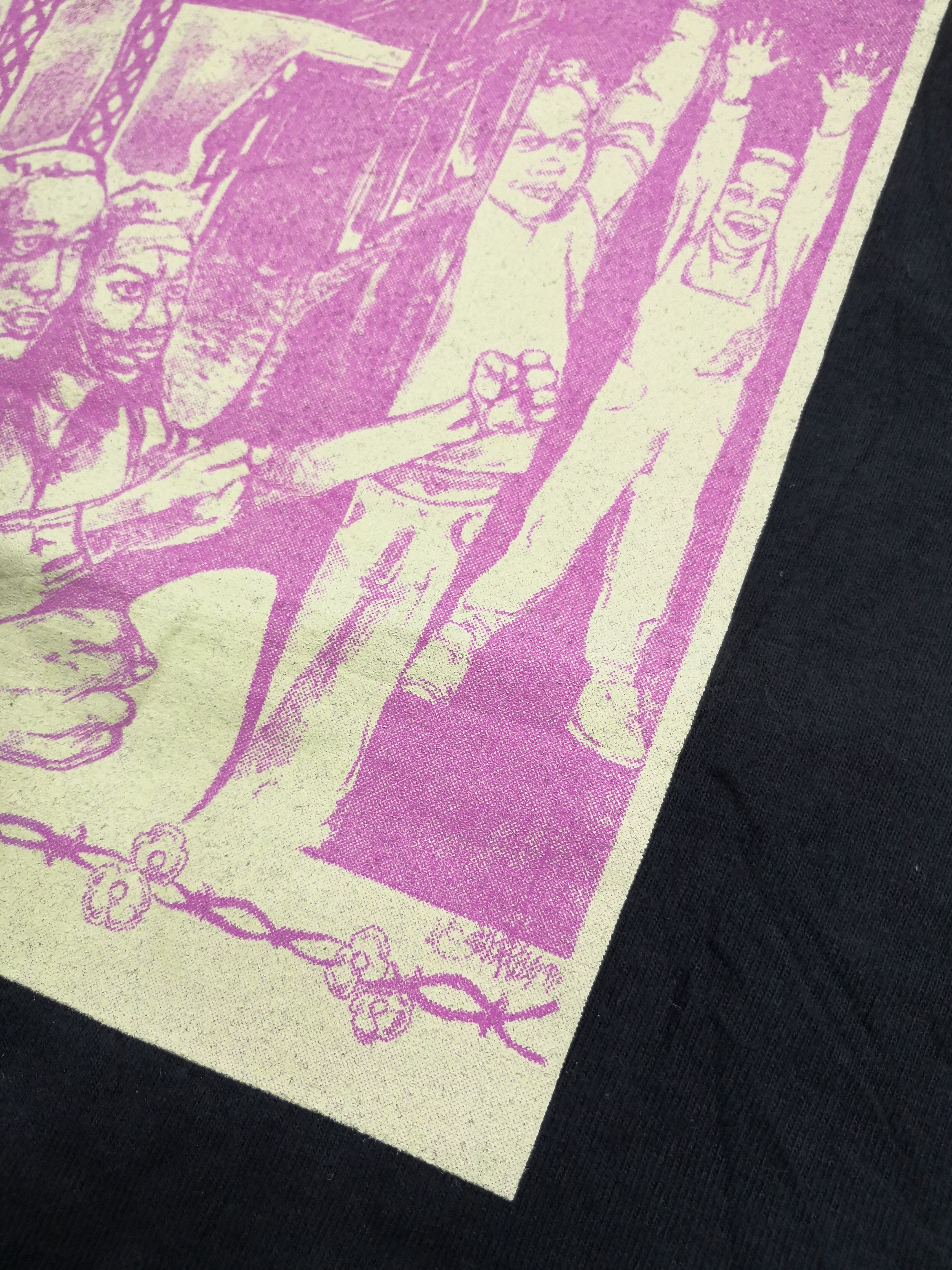 Vintage Vintage 90'S Getto Chic Meeting T-Shirt Nude Hentai Tees Size US L / EU 52-54 / 3 - 5 Thumbnail