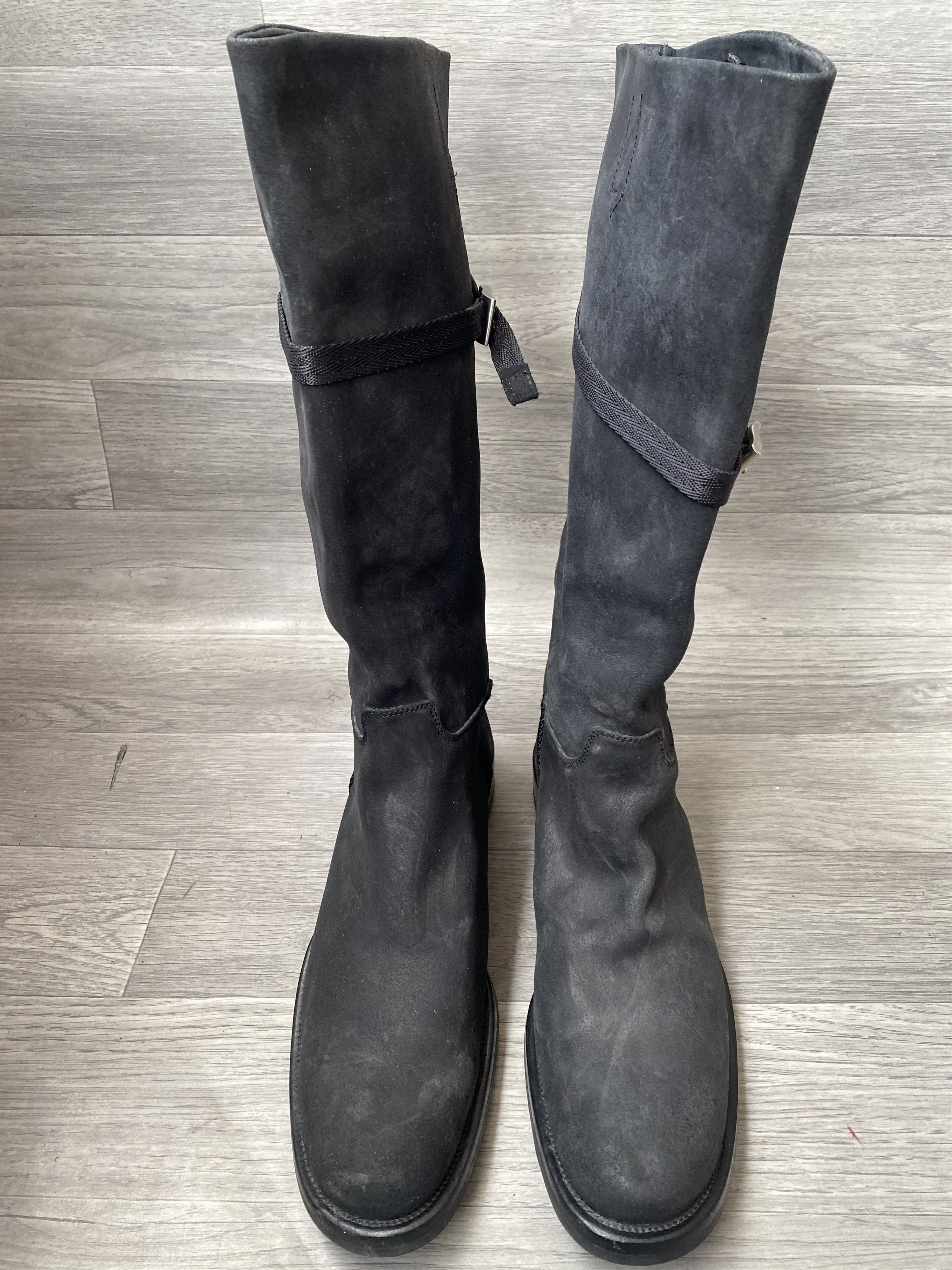 Prada Prada black suede tall riding boots sz 41 Size US 10.5 / IT 40.5 - 5 Thumbnail