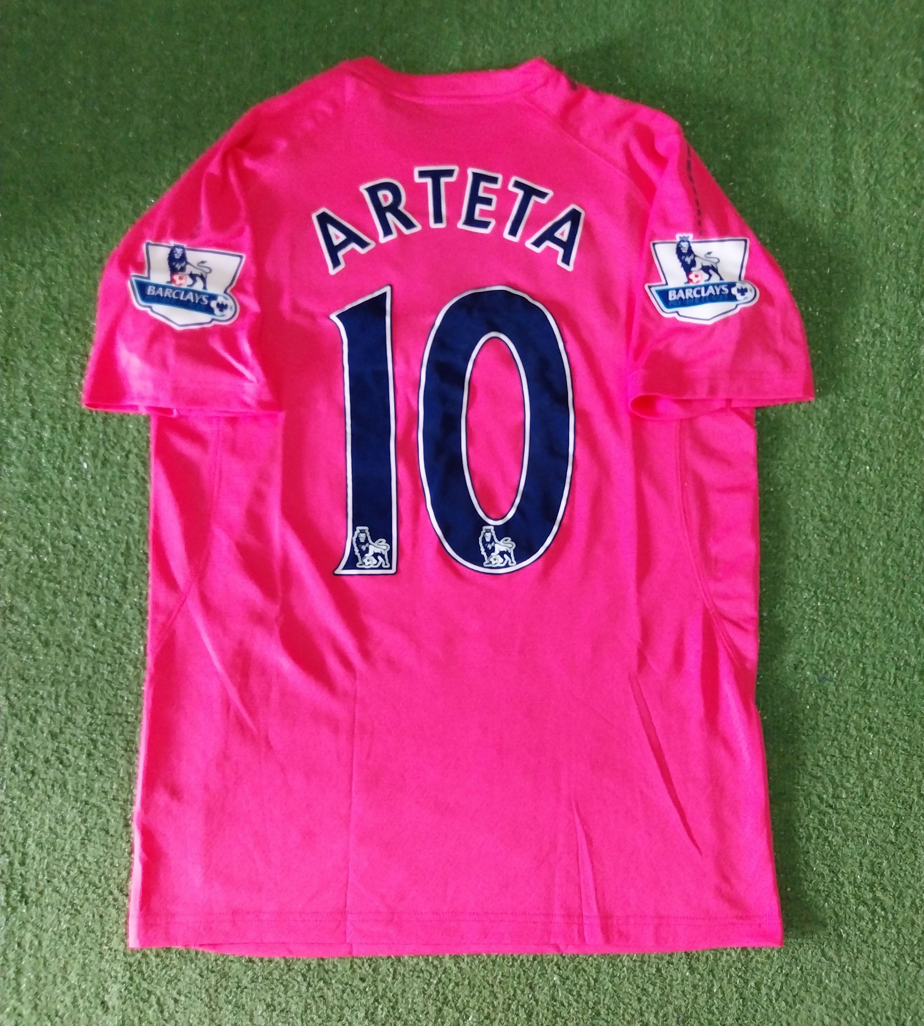 Le Coq Sportif Everton away 2010/2011 arteta jersey football Size US M / EU 48-50 / 2 - 2 Thumbnail