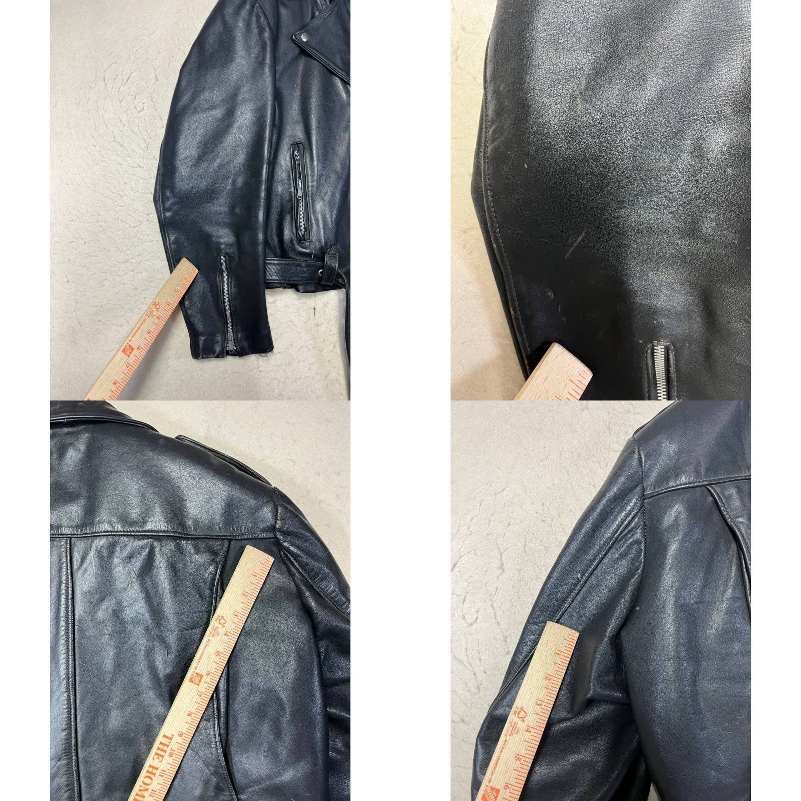 Vintage Vtg Terminator 2 Biker Jacket Heavy Full Zip Large L See measurements Mens Leather Size US L / EU 52-54 / 3 - 9 Thumbnail