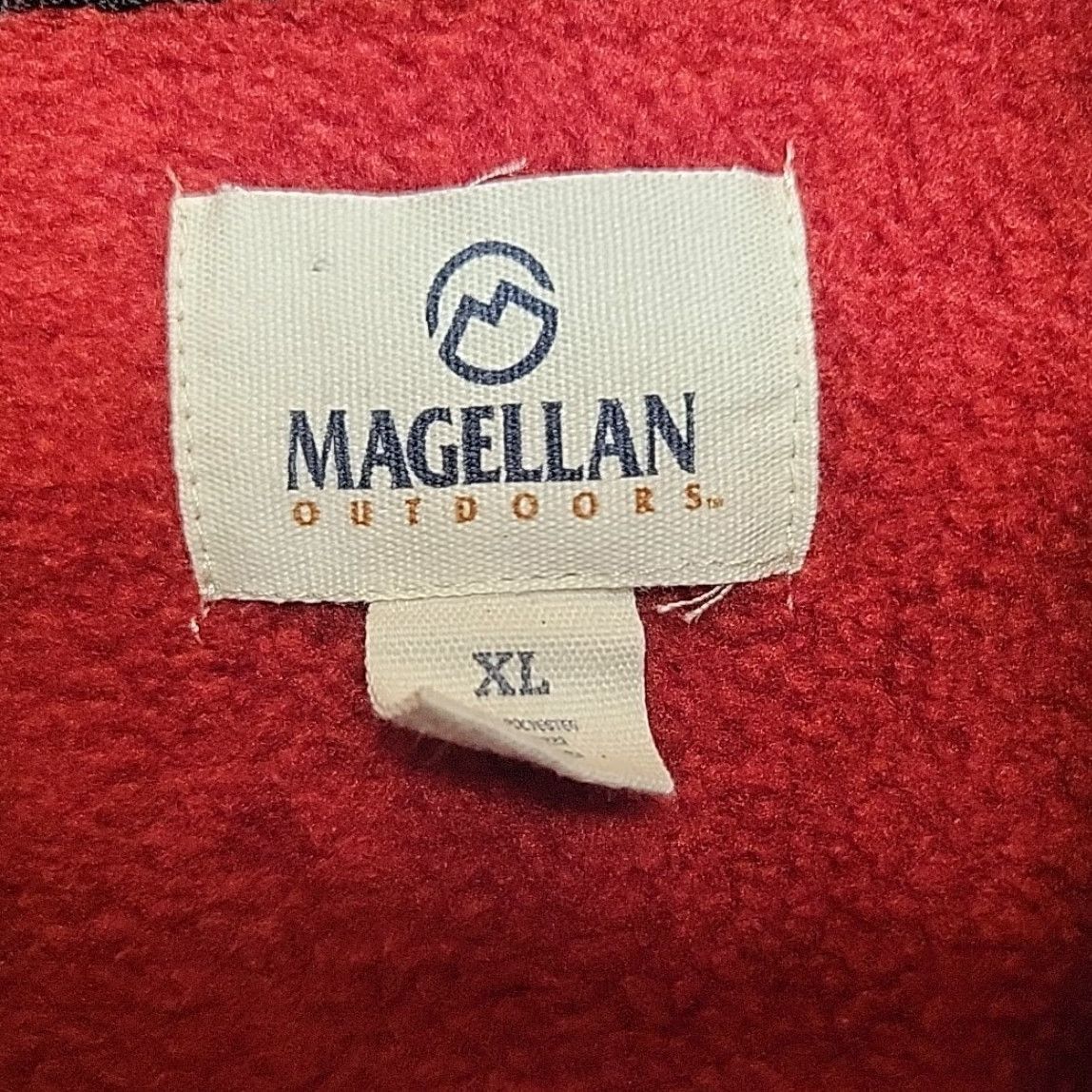 Vintage VINTAGE Magellan Outdoors Sweater Mens XL Red Full Zip Fleece Hiking Knit Jacket Better Size US XL / EU 56 / 4 - 3 Thumbnail
