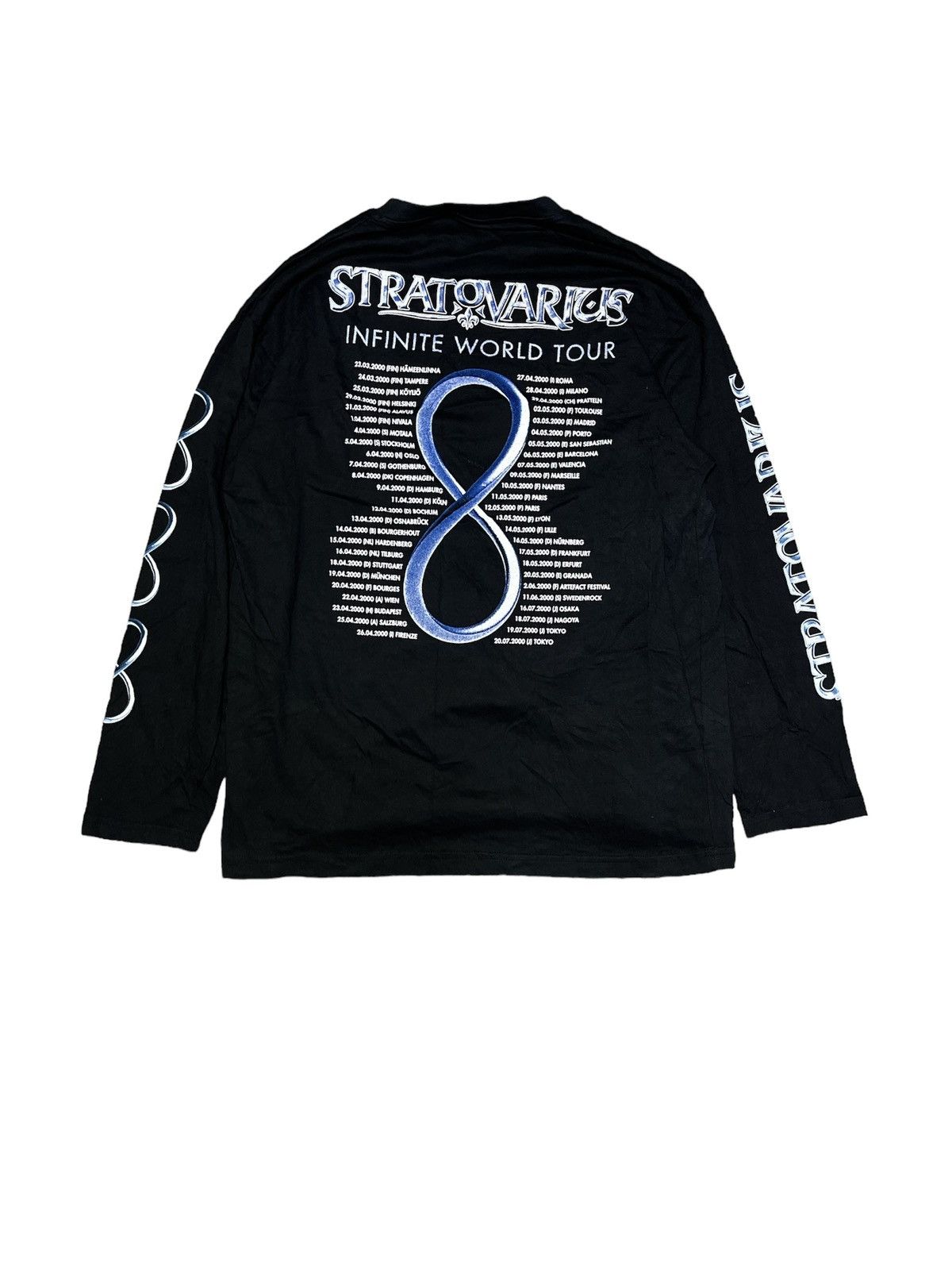 Band Tees × Vintage Vintage Stratovarius Band Long Sleeve Tshirt Size US XL / EU 56 / 4 - 2 Thumbnail