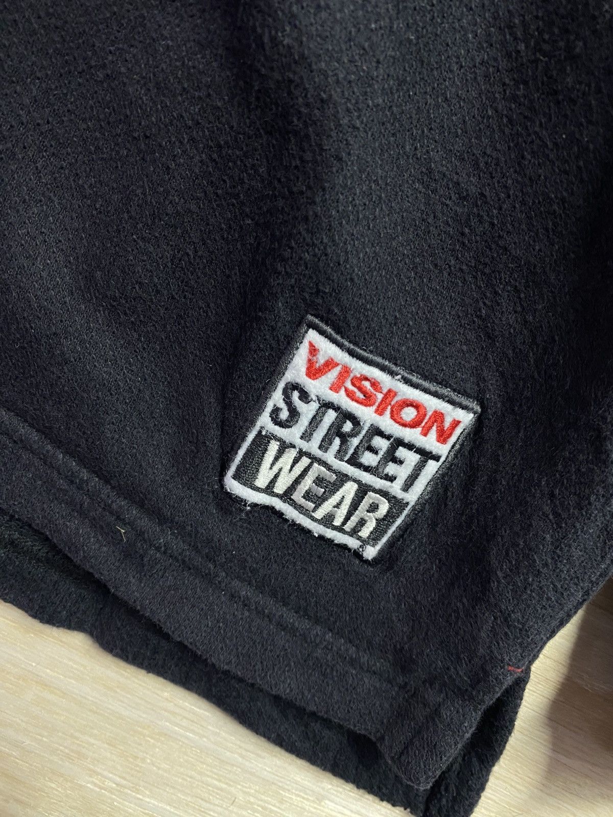 Vision Streetwear black Vision Street Wear v-neck long sleeve sweatshirt. Size US XL / EU 56 / 4 - 4 Thumbnail