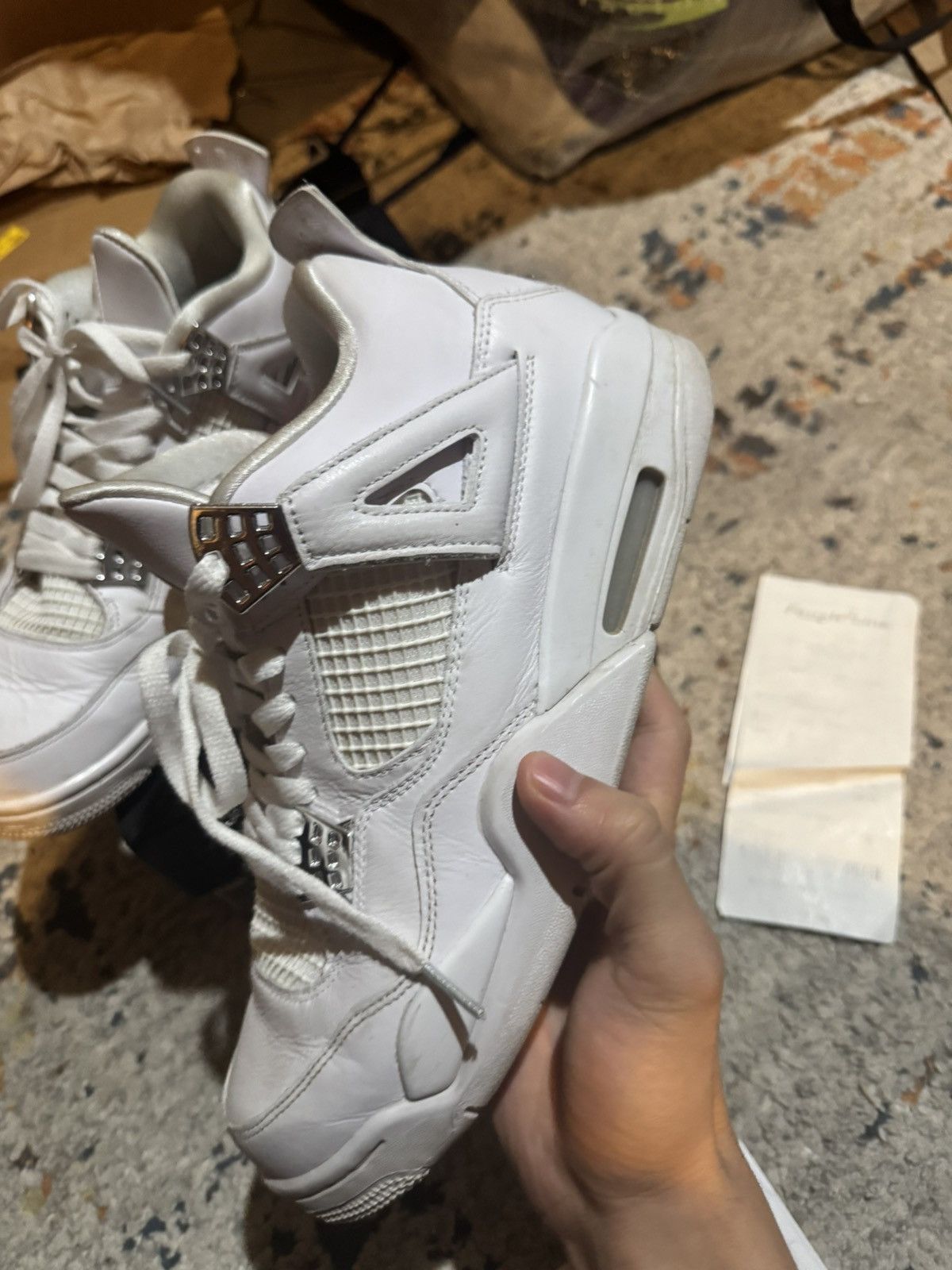 Jordan Brand Air Jordan 4 Retro Pure Money 2017 US 10.5 Size US 10.5 / EU 43-44 - 1 Thumbnail