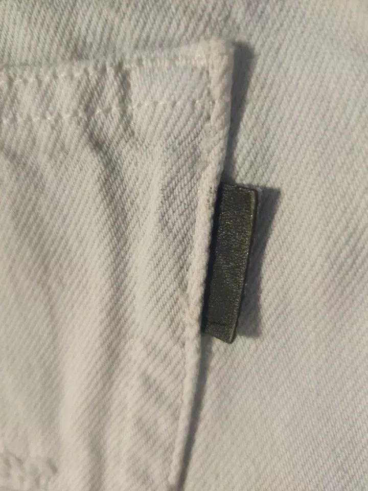 Saint Laurent Paris o1bcso1str0924 Baggy Shorts in White Size US 31 - 7 Thumbnail