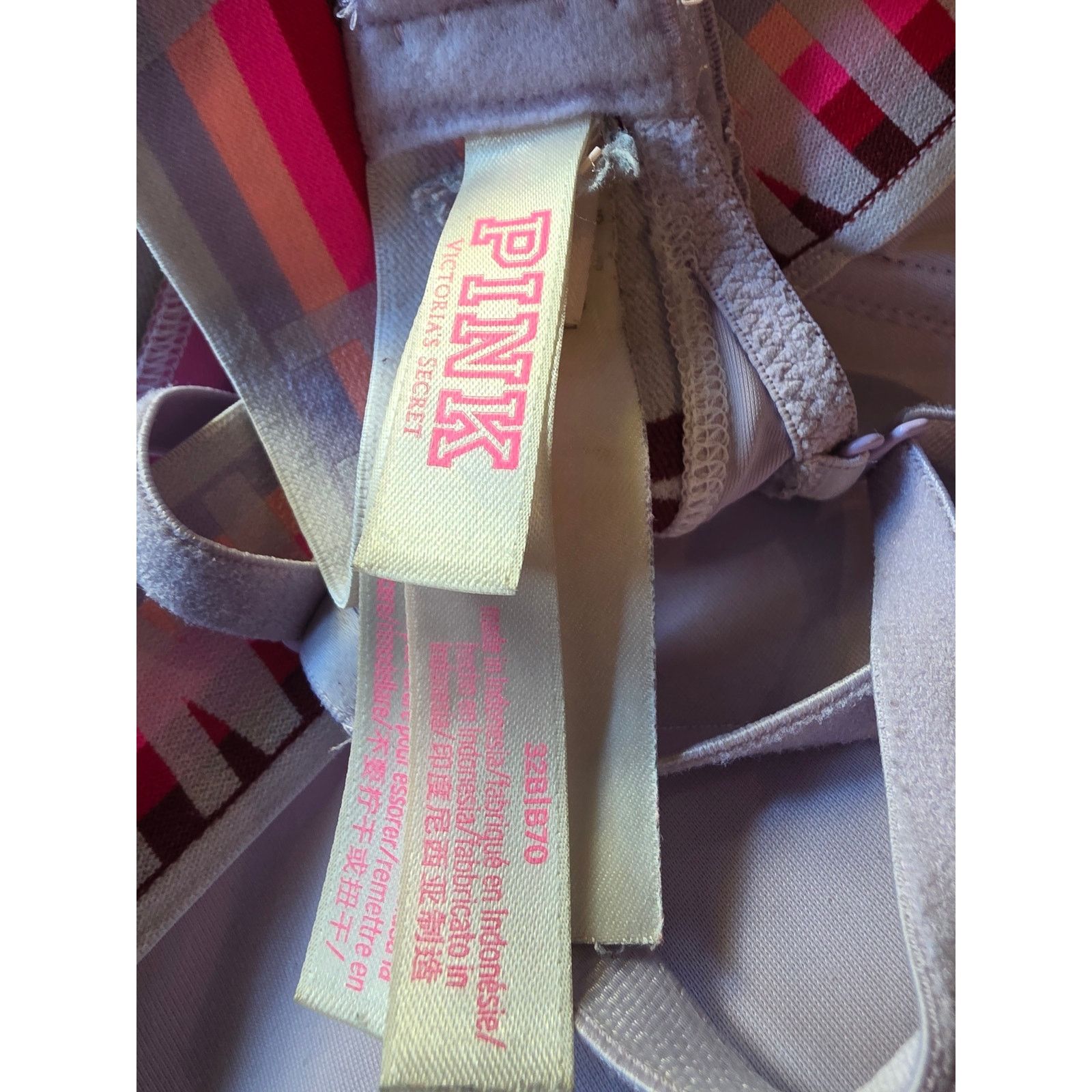 Victoria's Secret Pink Victoria's Secret Wear Everywhere Bra 32B Womens Size ONE SIZE - 4 Thumbnail